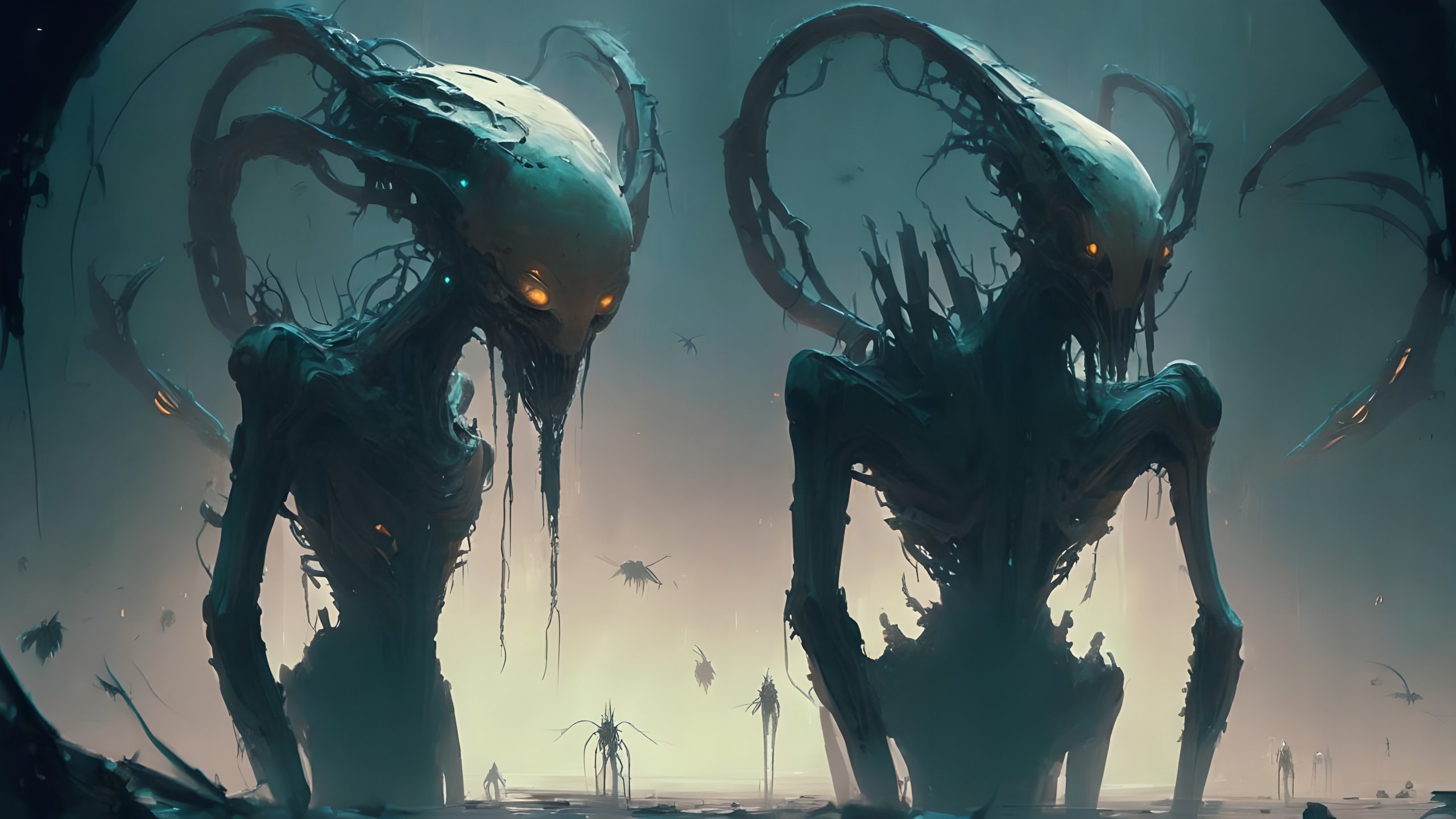 Download wallpaper planet, mind, alien, fantasy art, section fantasy in ...