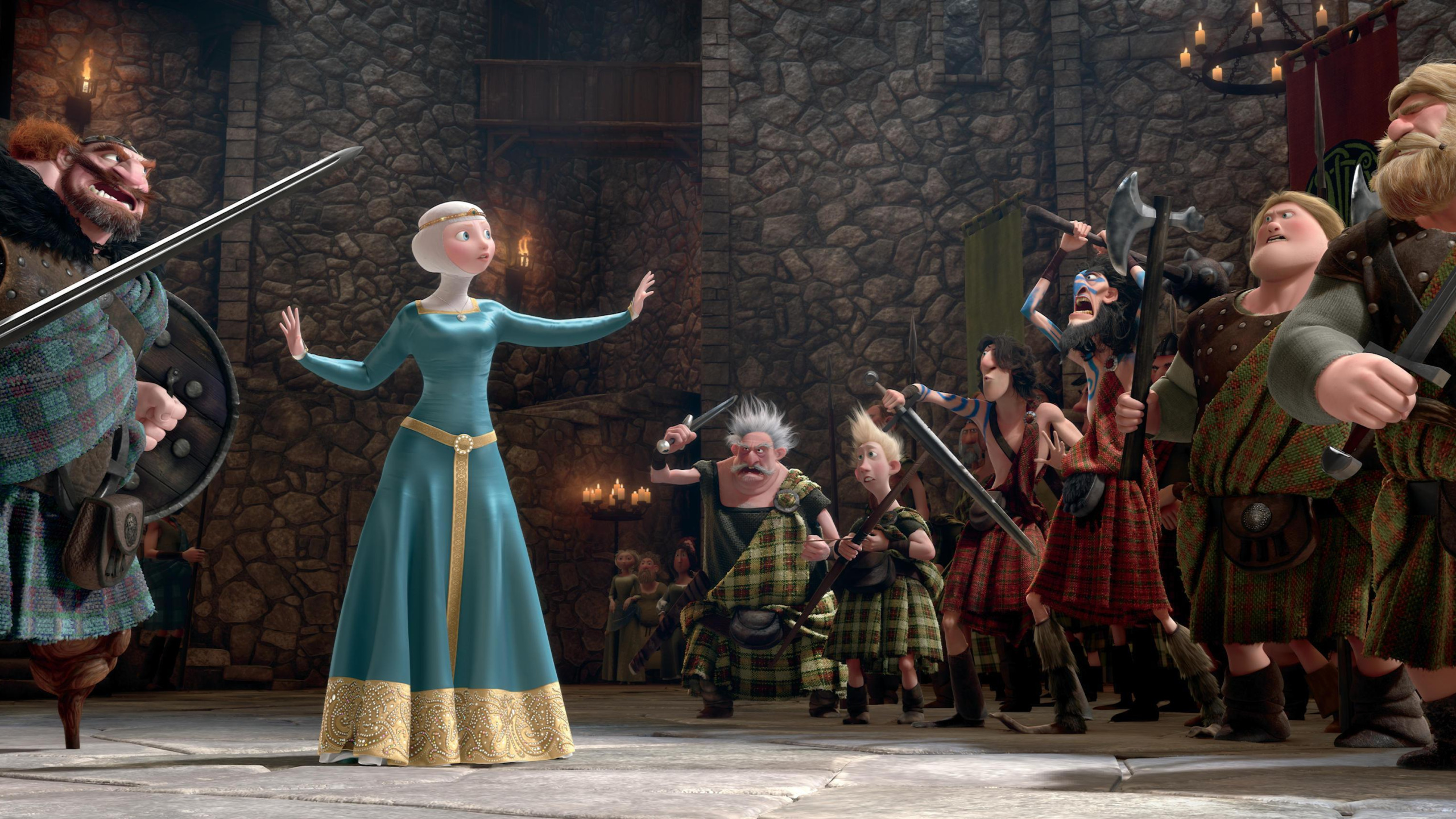 castle, cartoon, candles, Scotland, Archer, Disney, Pixar, Pixar 