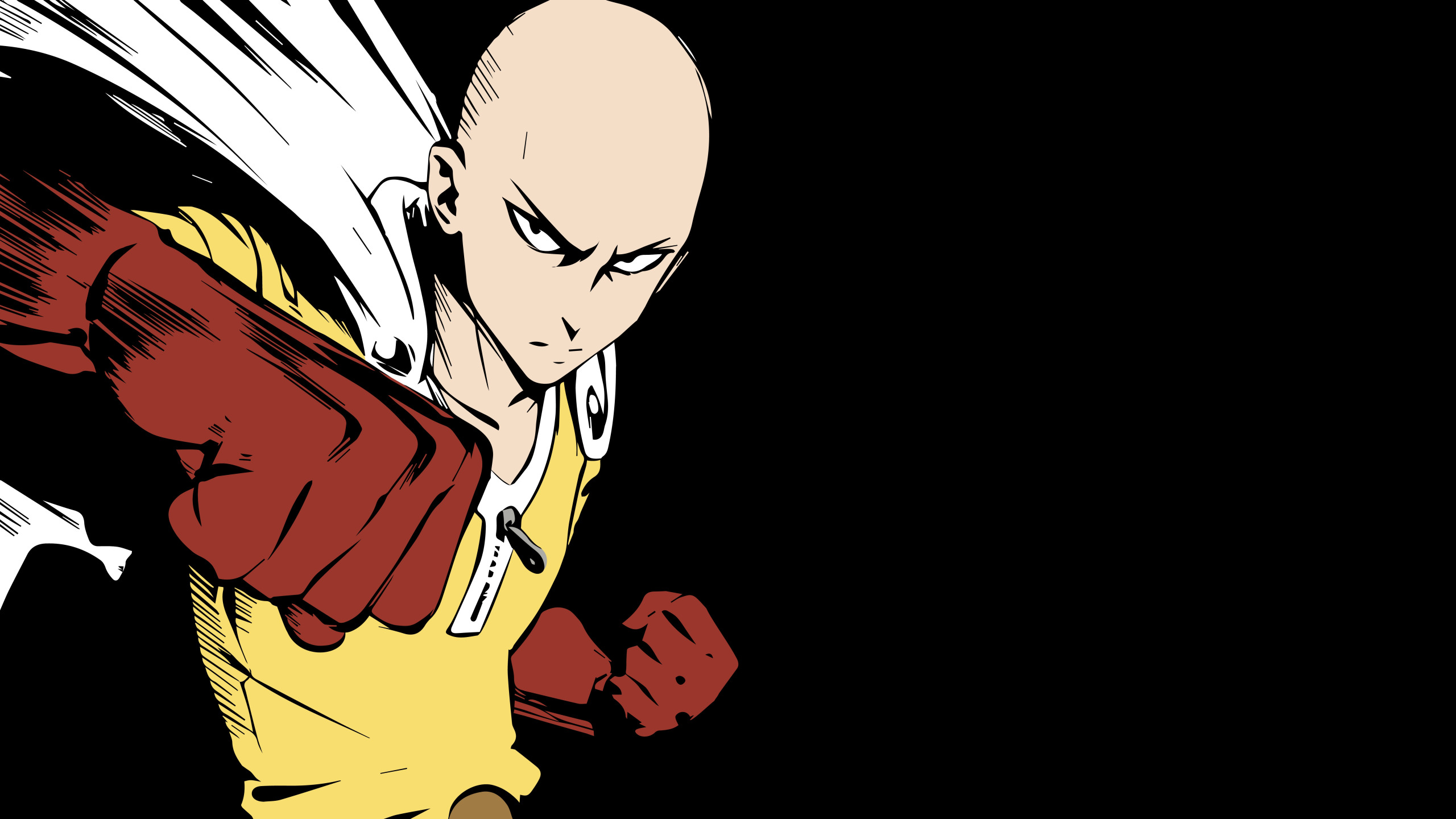 2560x1440 Resolution Saitama All One-Punch Man Art 1440P