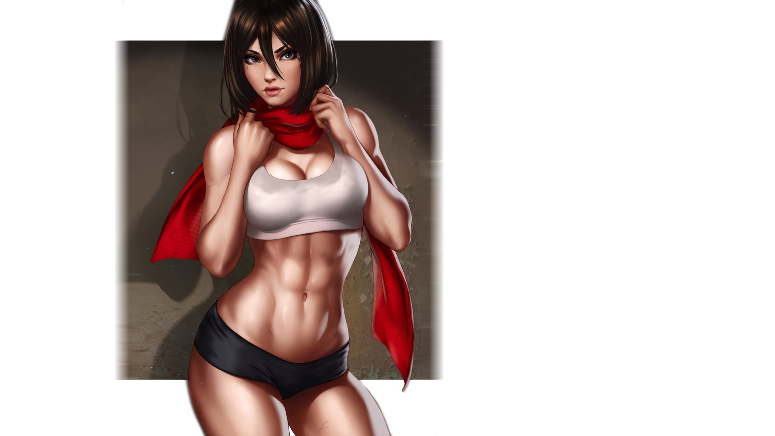 Download wallpaper kawaii, hot, sexy, hot girl, anime, cute, fitness, hot  babe, section seinen in resolution 2560x1440