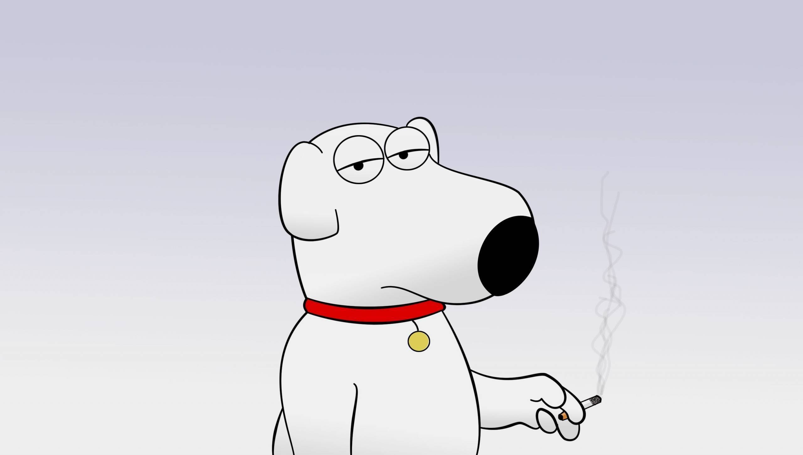 Wallpaper cigarette, Family Guy, Brian Griffin, Brian Griffin for mobile  and desktop, section фильмы, resolution 2560x1450 - download