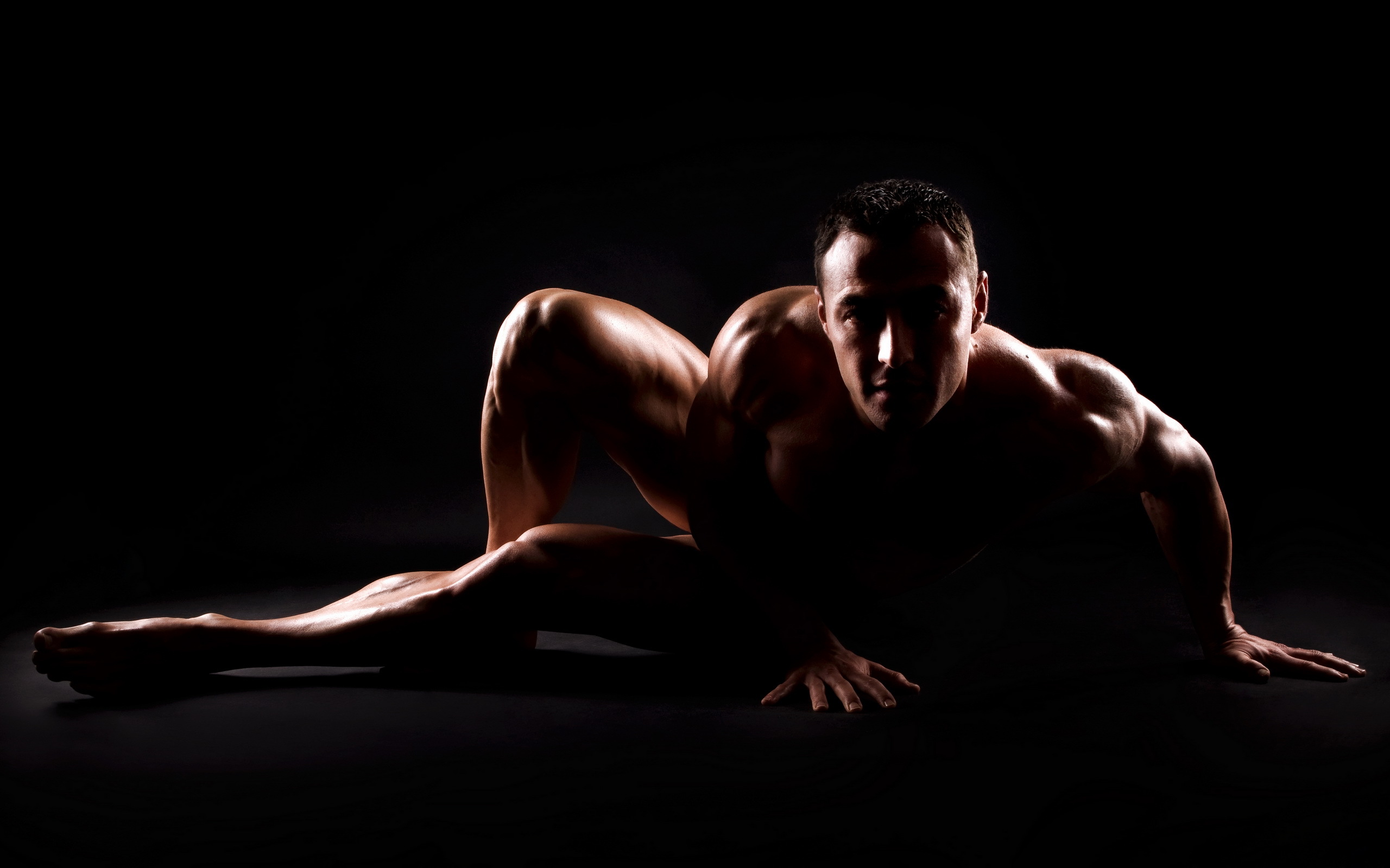 Wallpaper body, male, naked, for girls for mobile and desktop, section  мужчины, resolution 2560x1600 - download