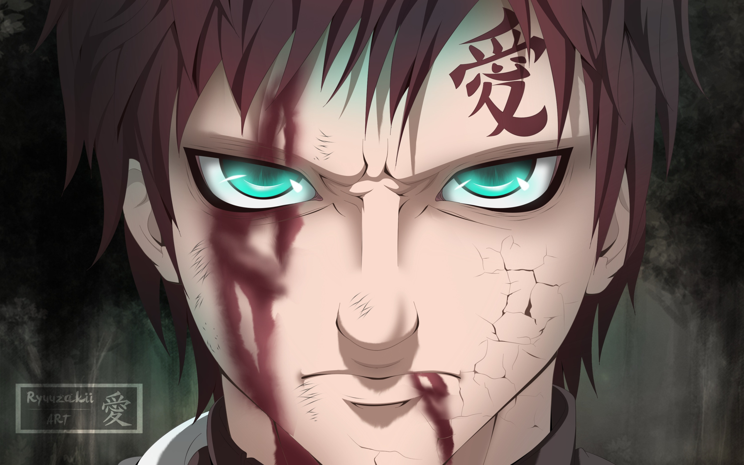 Download Bloody Eyes Gaara Wallpaper