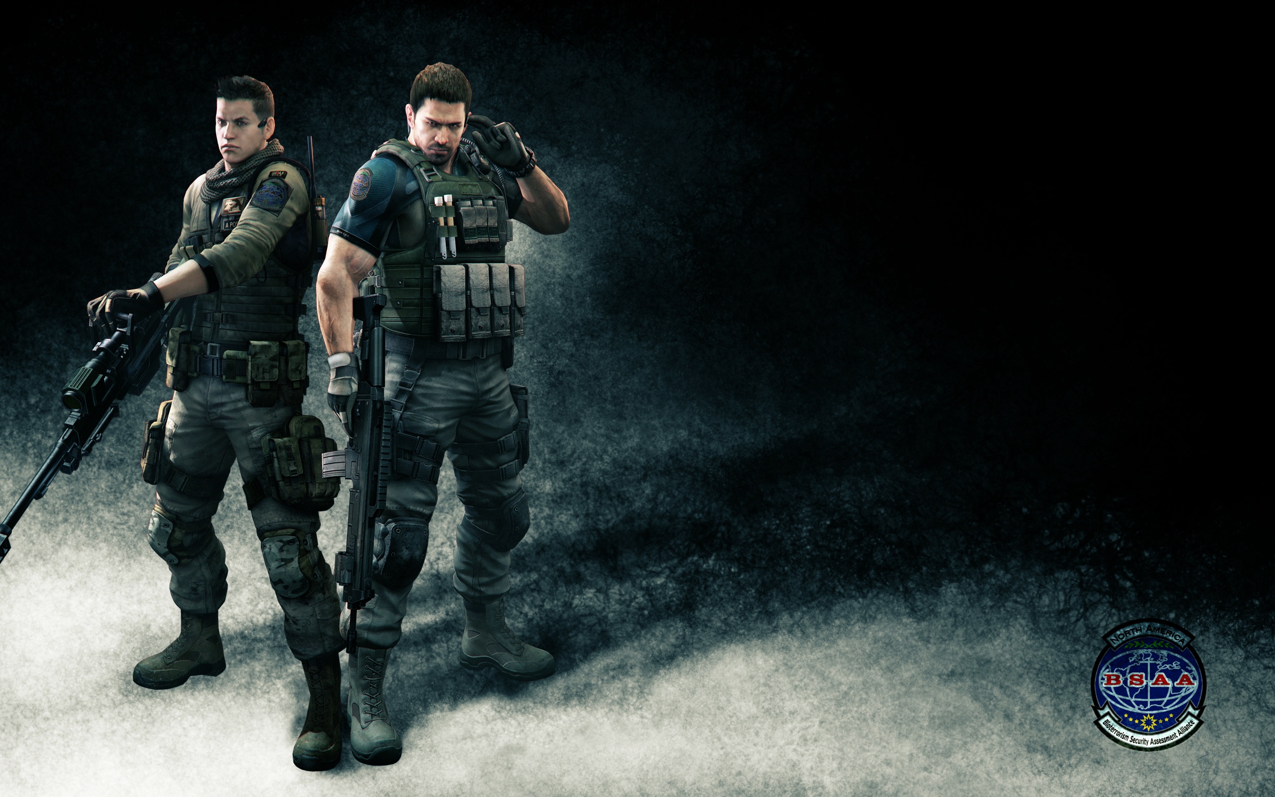 Wallpaper Resident Evil 6, Chris Redfield, Chris Redfield, partners for  mobile and desktop, section игры, resolution 2560x1600 - download