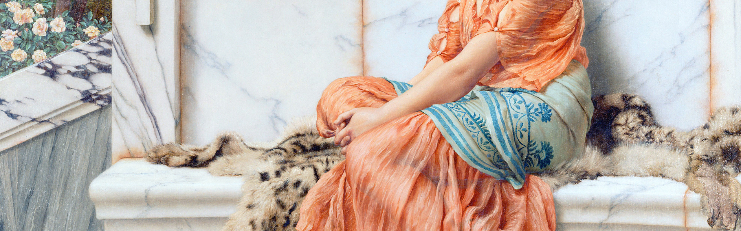 Download wallpaper Girl, Look, Picture, John William Godward, John ...