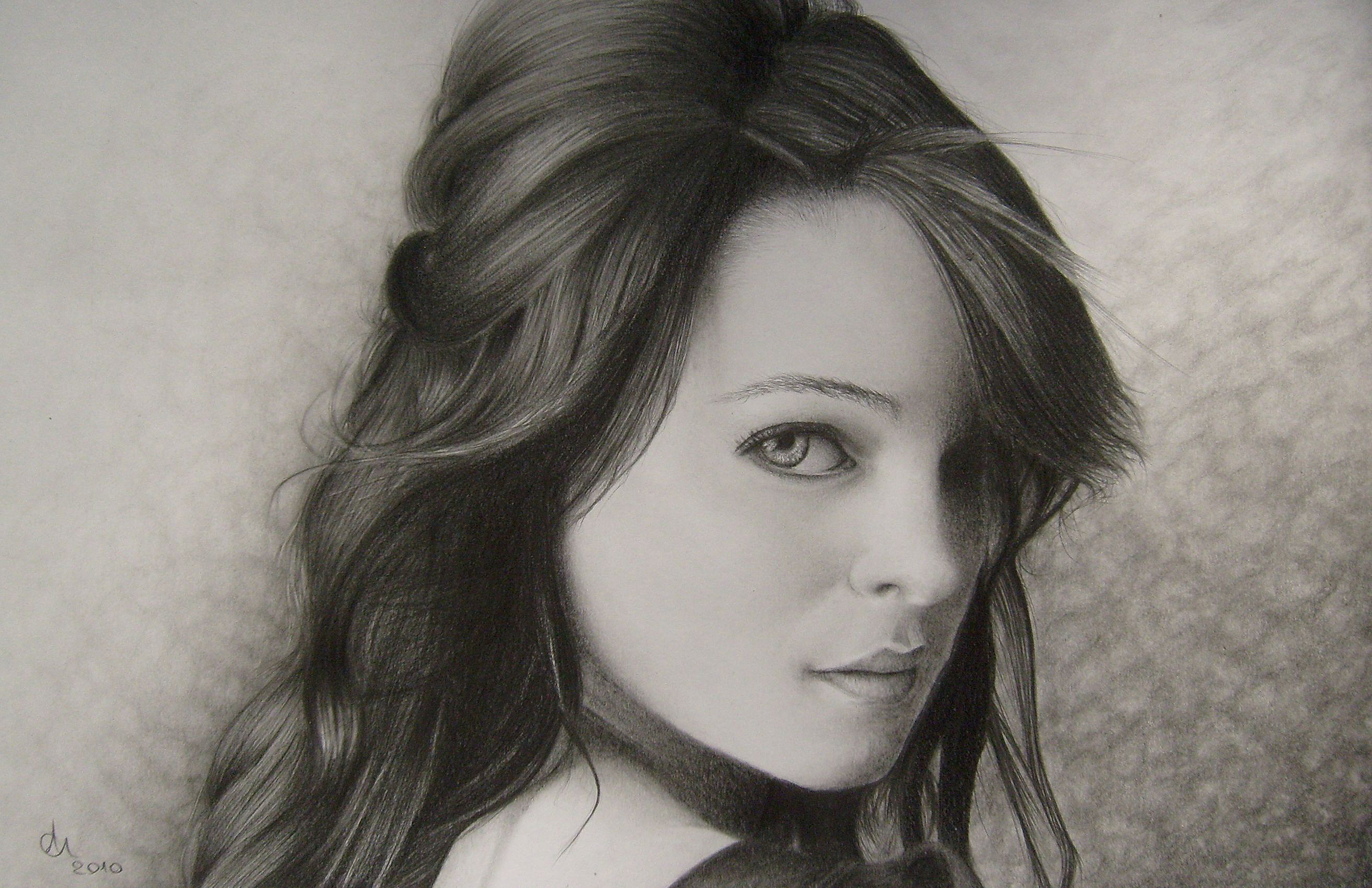 Сделать красивый портрет. Кейт Бекинсейл портрет карандашом. Рисунок девушки. Портрет карандашом. Девушка карандашом.