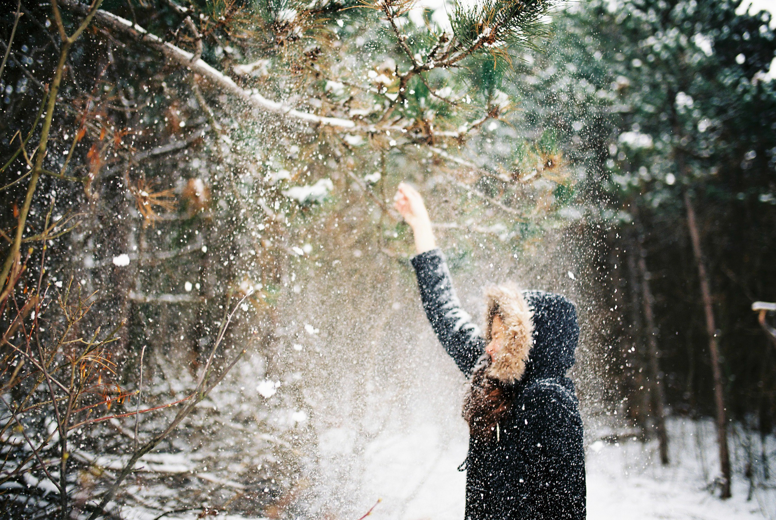 Фото девушек зима спиной. Девушка зимой. Женщина и снегопад. Женщина зимой со спины. Девушка в зимнем лесу.