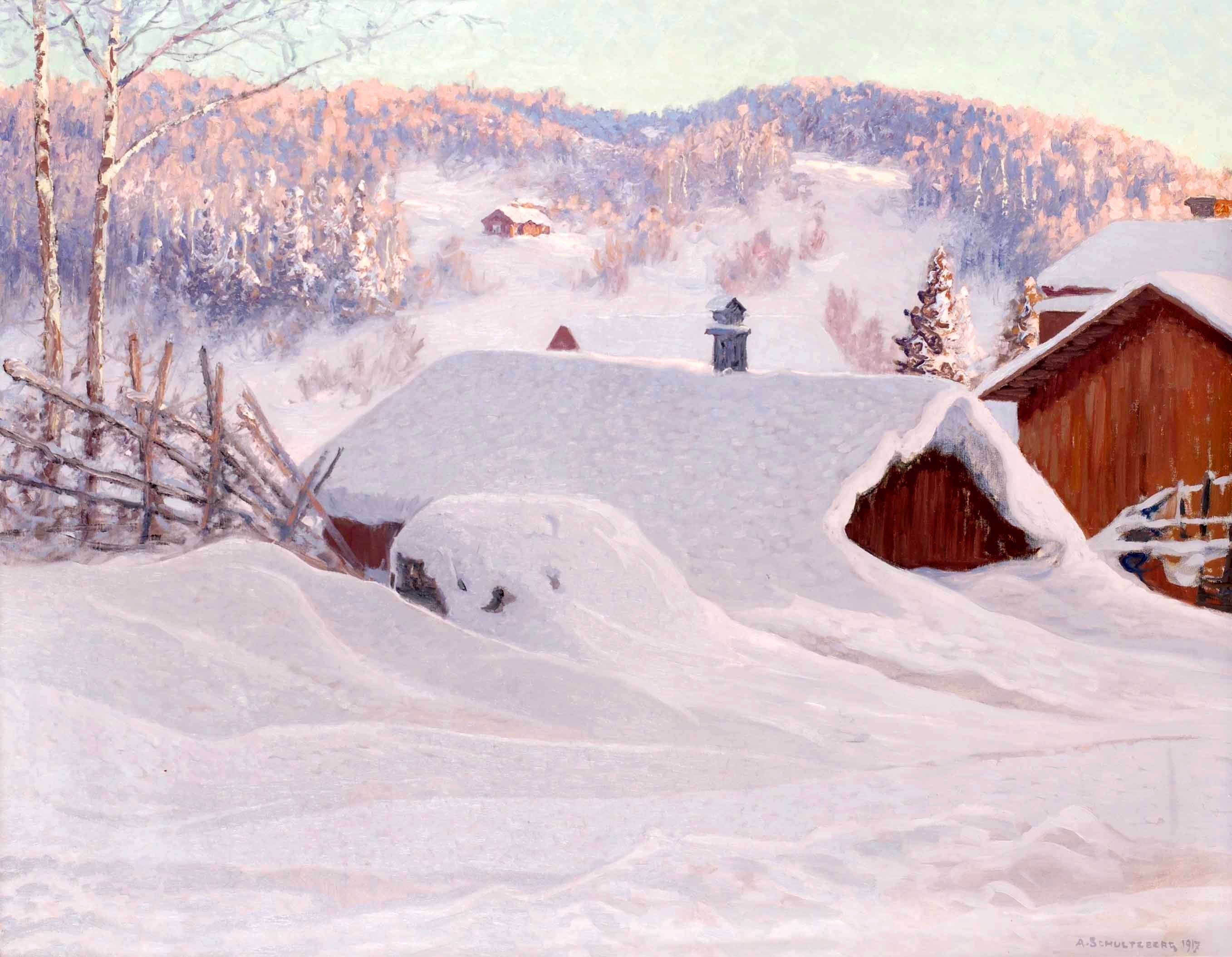 В окрестностях города местами еще лежит снег. Шведский художник Анхелм Шультцберг. Ансельм Шульцберг художник. Anshelm Leonard Schultzberg (1862-1945) картины. Ансельм Шульцберг (1862-1945).