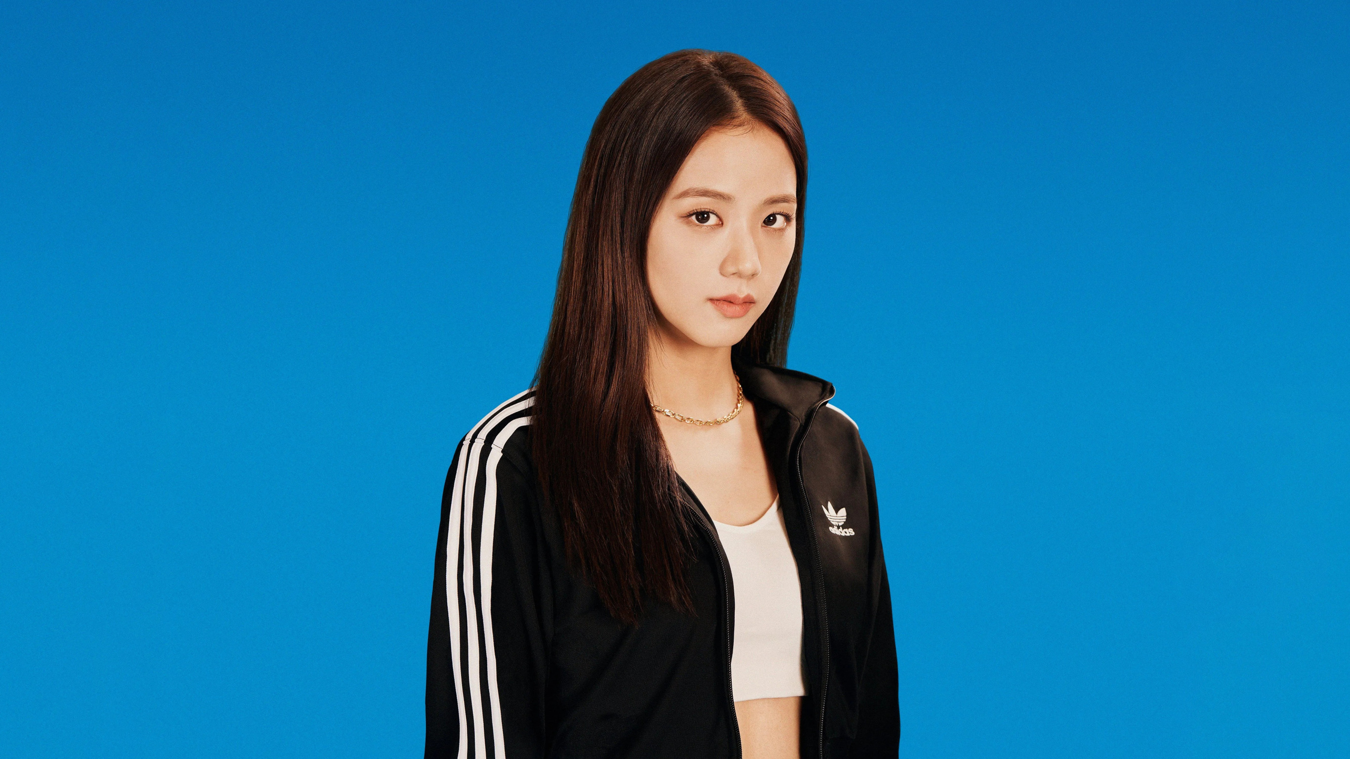 Download wallpaper Adidas, Wallpaper for desktop, kpop, blackpink 