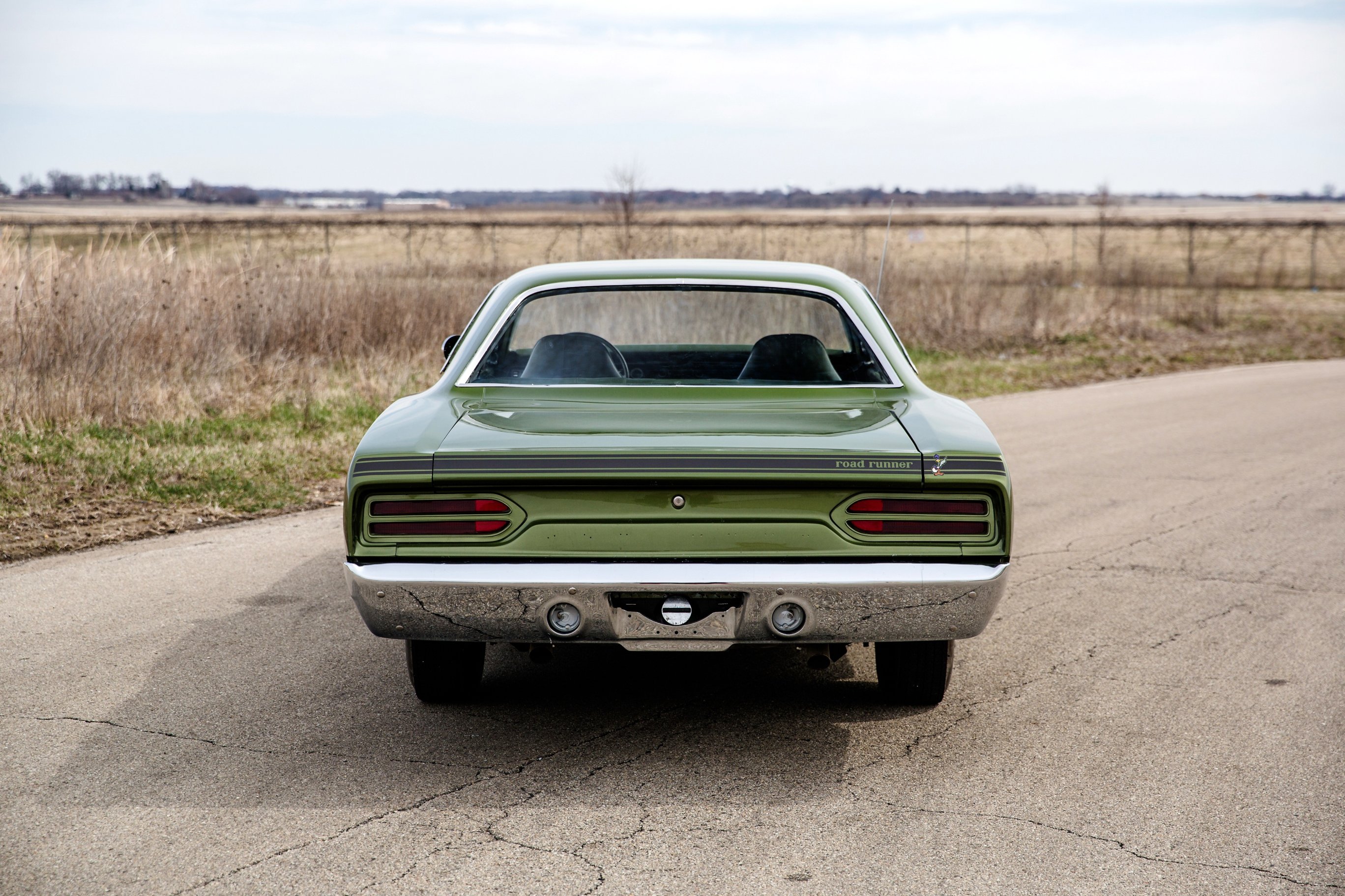 Download wallpaper 1970, Plymouth, Road Runner, Rear, Plymouth Road ...