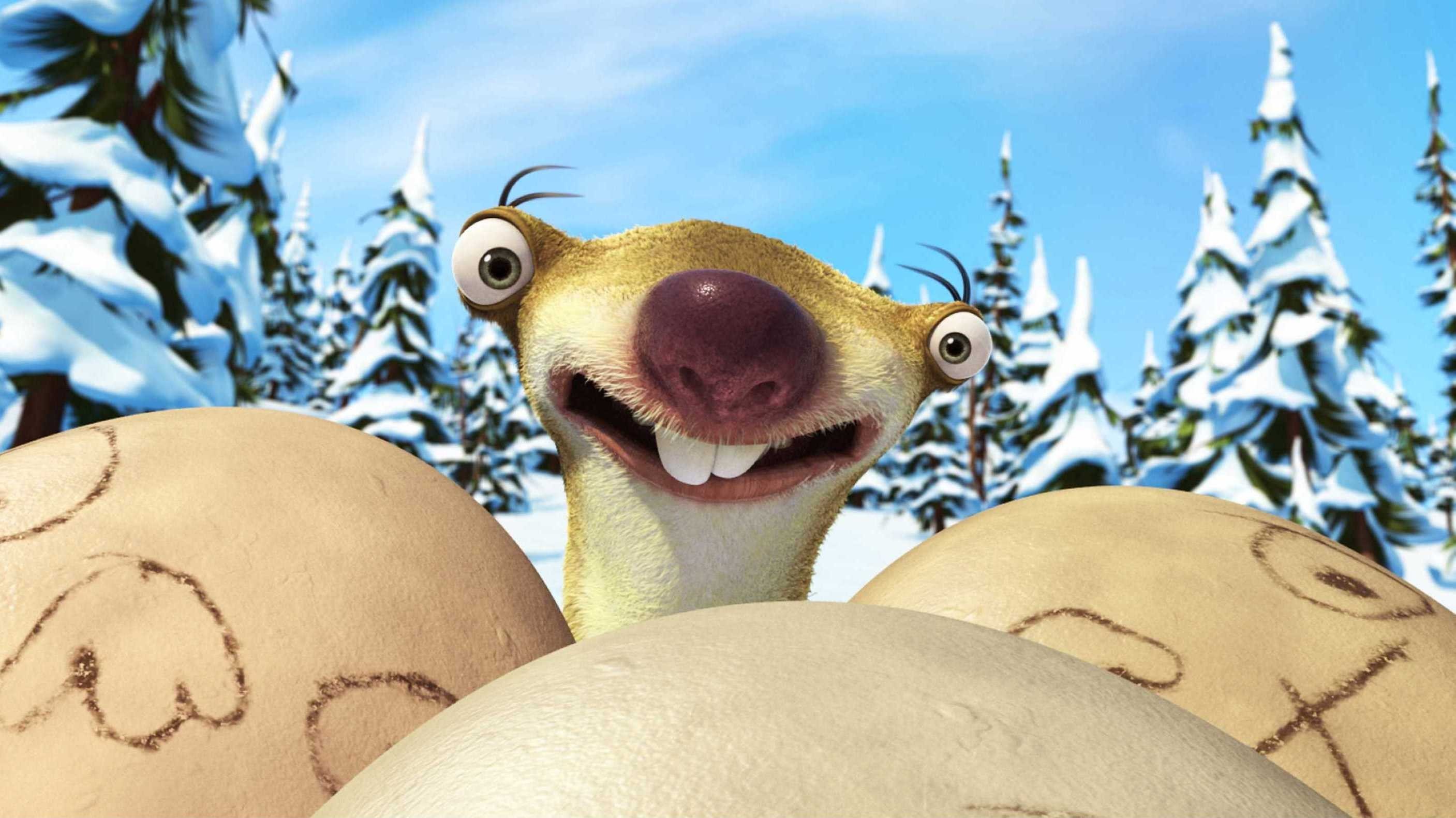 Wallpaper ice age, Ice Age, sloth, cartoon for mobile and desktop, section фильмы, resolution 2814x1581 - download