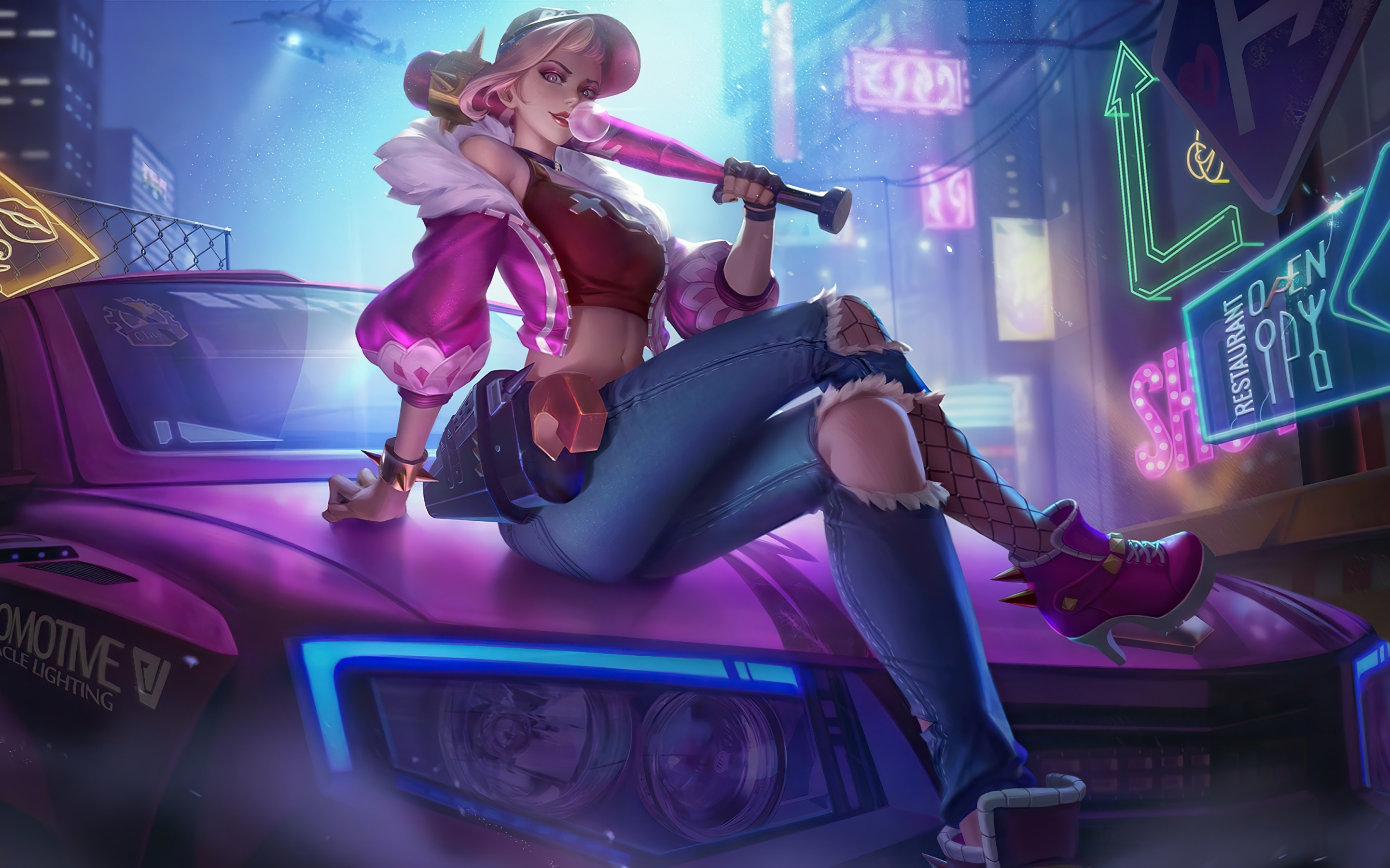 Download wallpaper Art, Game, Skin, MOBA, Fanny, Mobile Legends, Mobile  Legends Bang Bang, section games in resolution 2880x1800