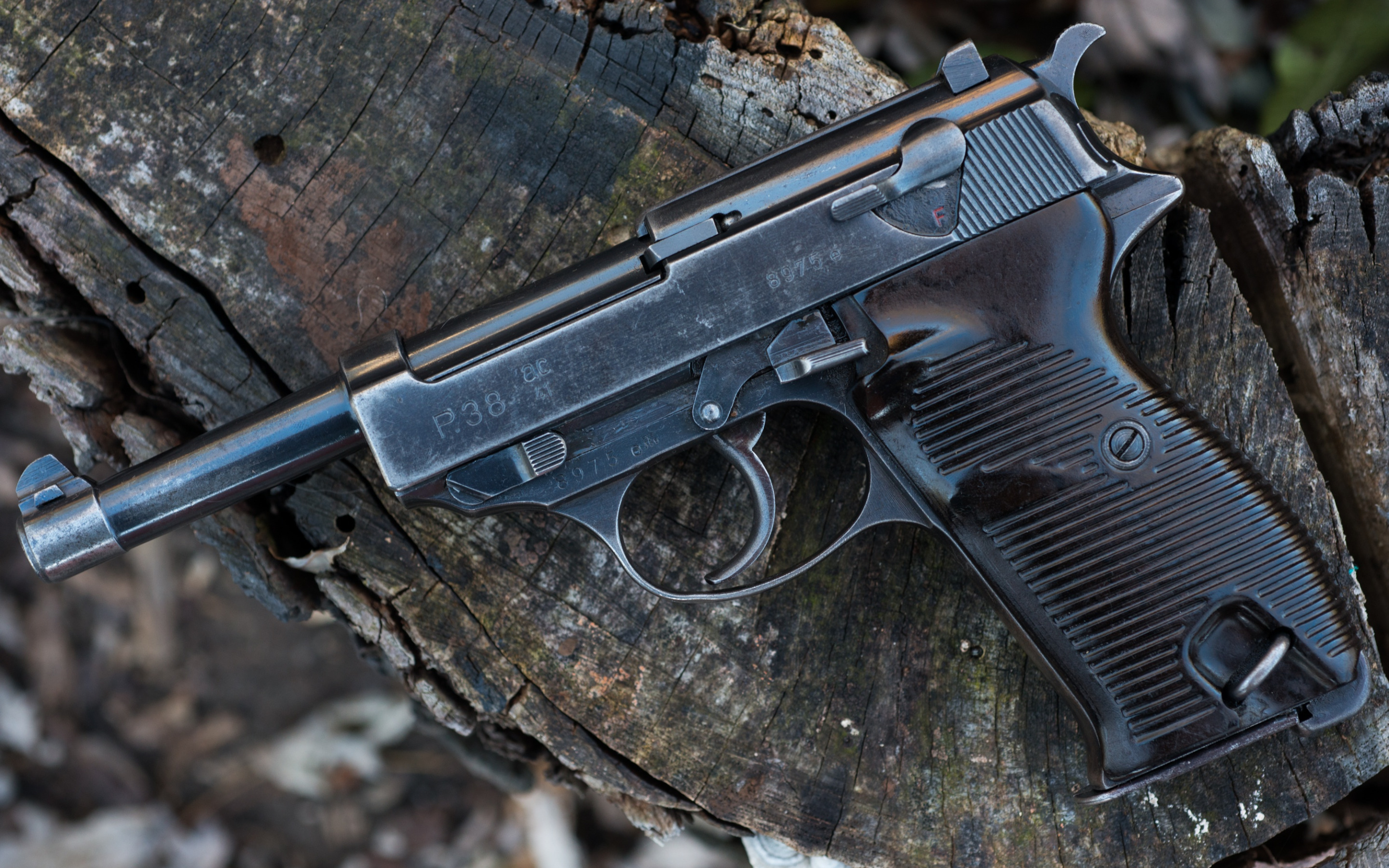 Download wallpaper gun, Walther, P38, AC41, section weapon in ...