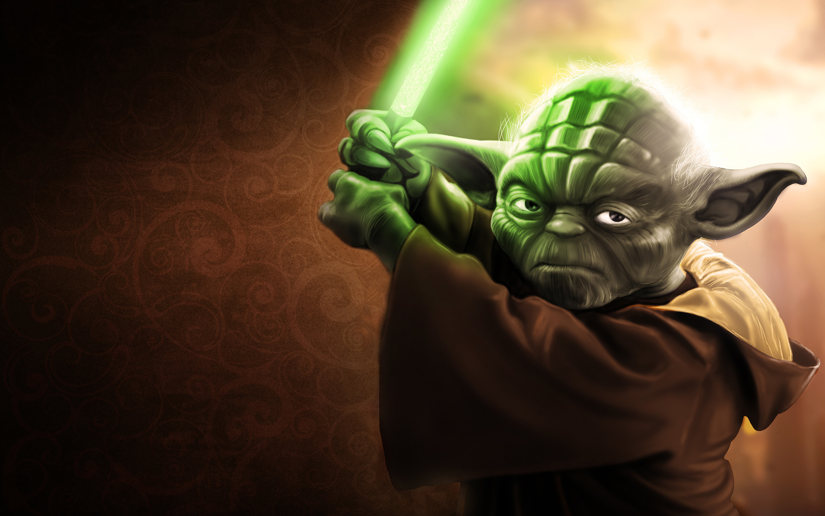 Yoda blue - 3D and CG & Abstract Background Wallpapers on Desktop