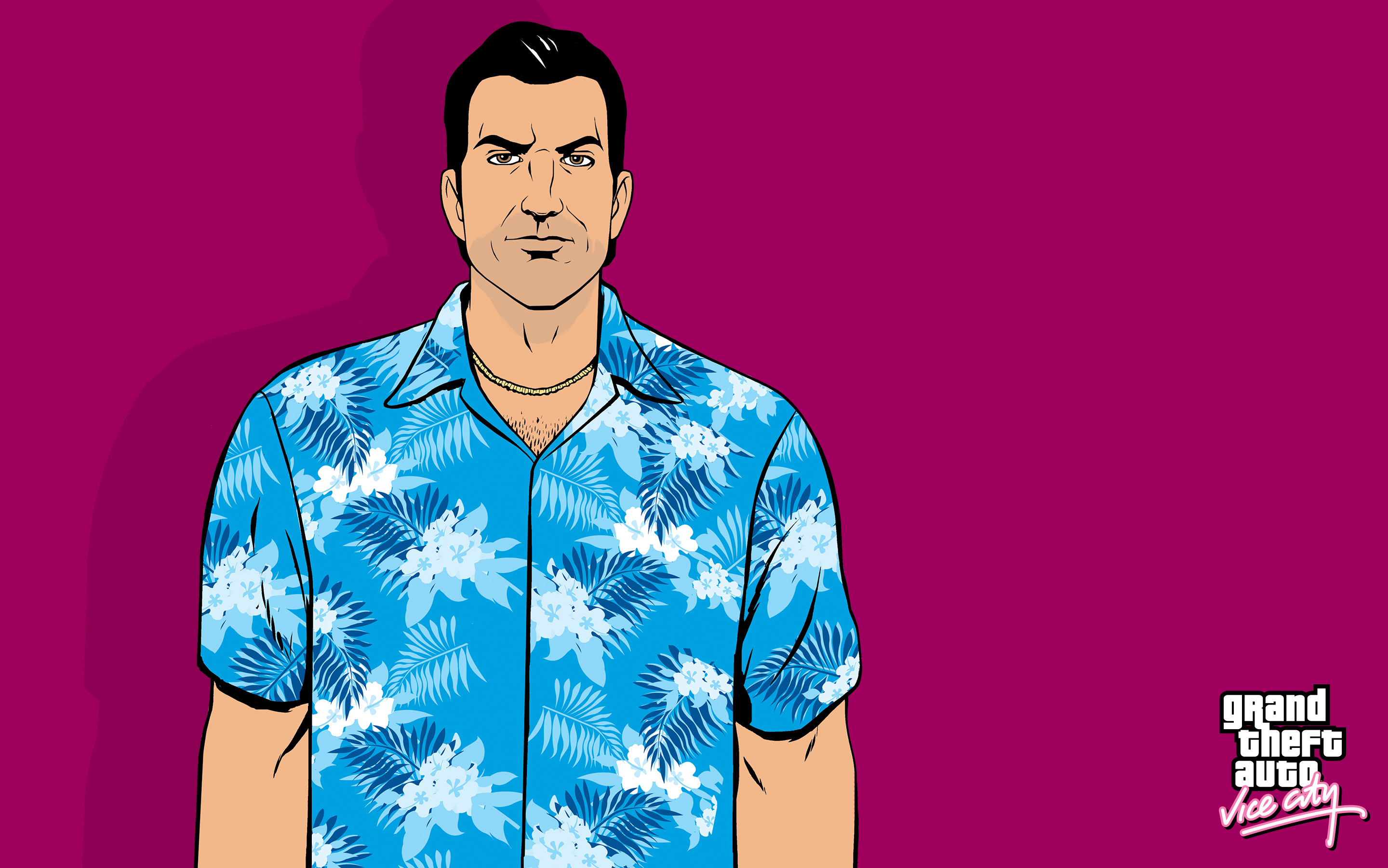 Download wallpaper GTA, Rockstar, Tommy Vercetti, Grand Theft Auto ...