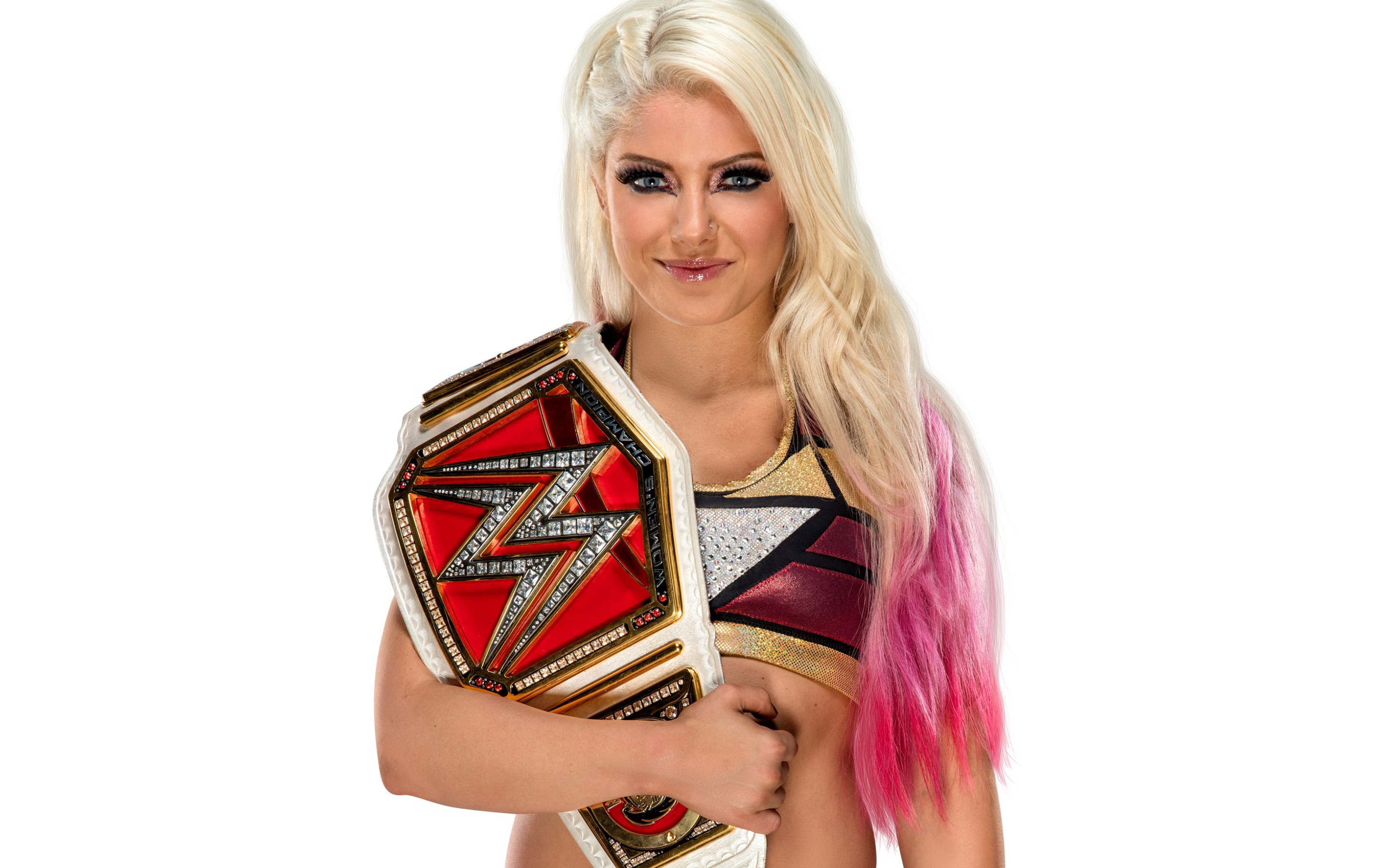 Download wallpaper look, pose, makeup, wrestler, hair, WWE, Alexa Bliss, Alexa  Bliss, section girls in resolution 2880x1800