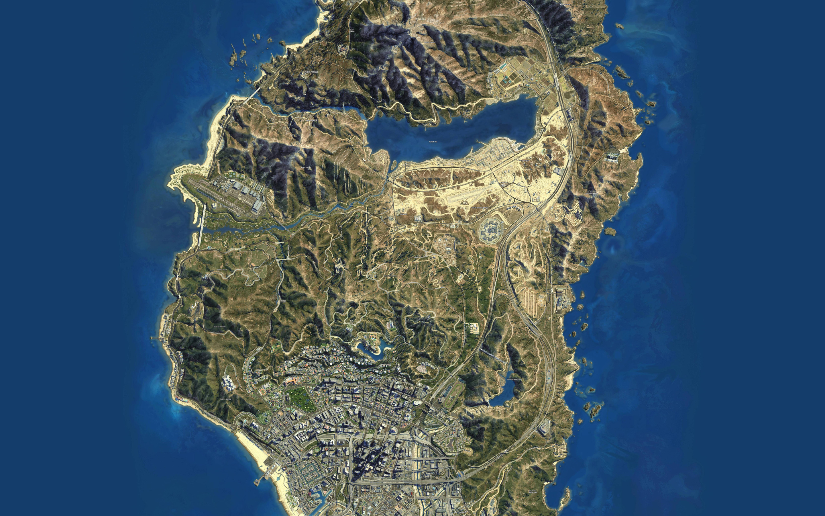 Вся карта гта 5. Карта GTA 5. Вся карта GTA 5. GTA 5 los Santos Map. Карта Лос Сантоса ГТА 5.