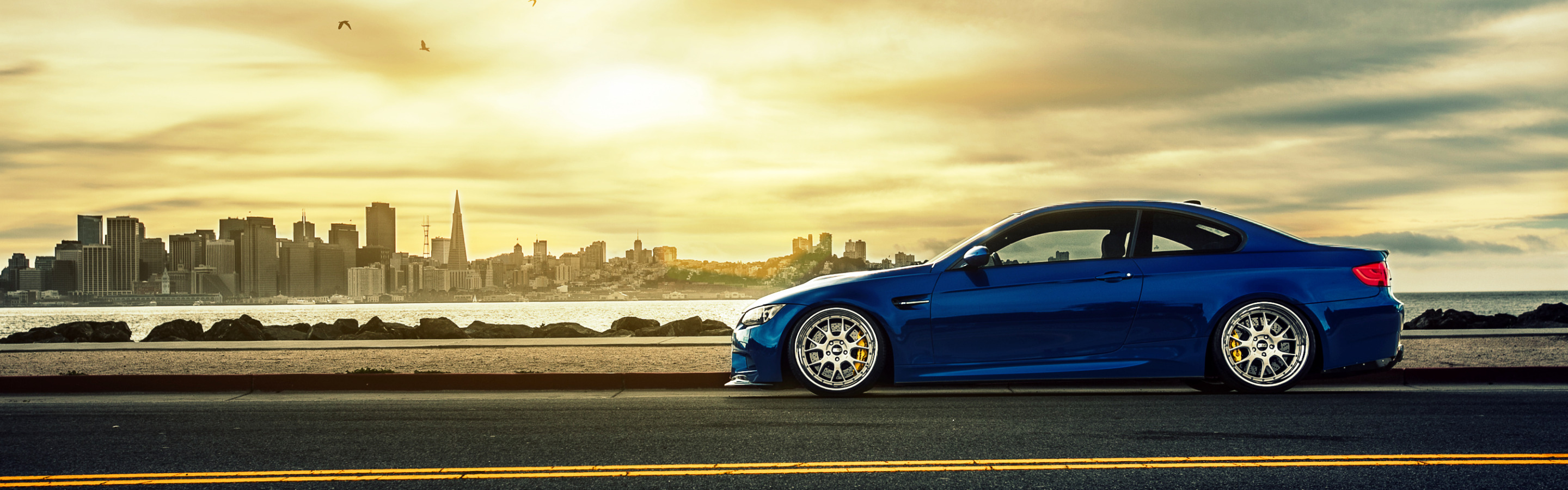 BMW m3 e92 in Rain