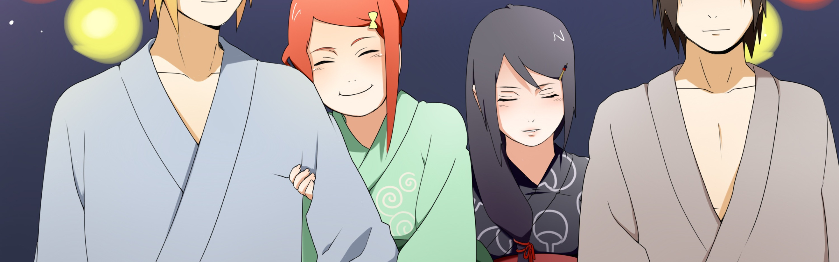 naruto, art, kimono, <b>minato</b>, <b>kushina</b>, mikoto, fugaku.