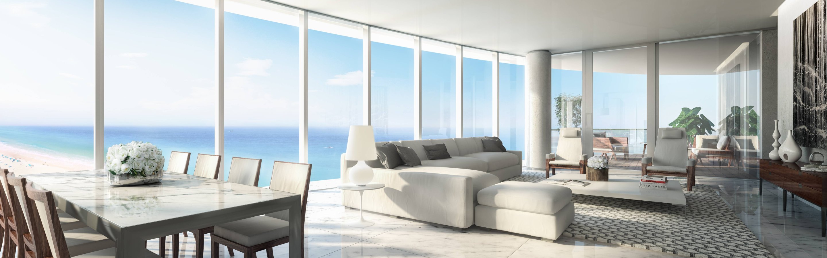 View of Download wallpaper San Diego, penthouse, living room, new downtown ...