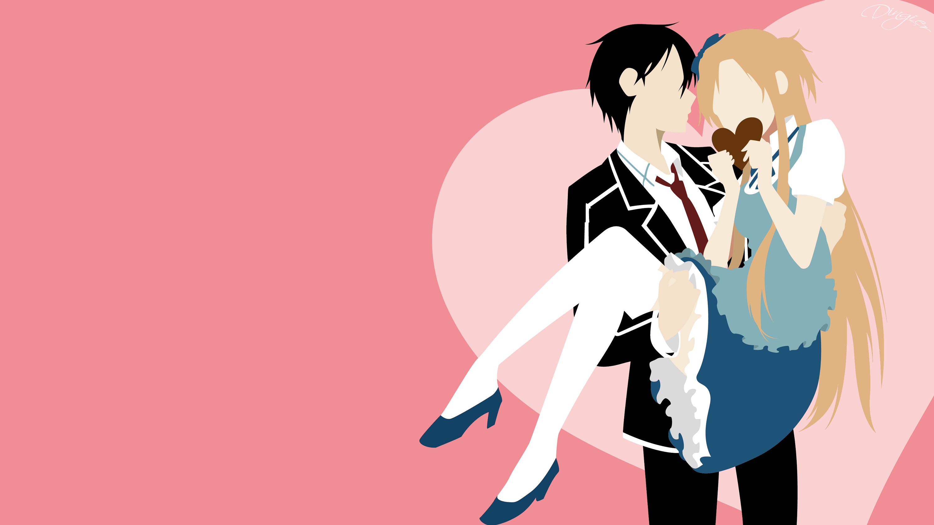 sword art online wallpaper kirito and asuna hug