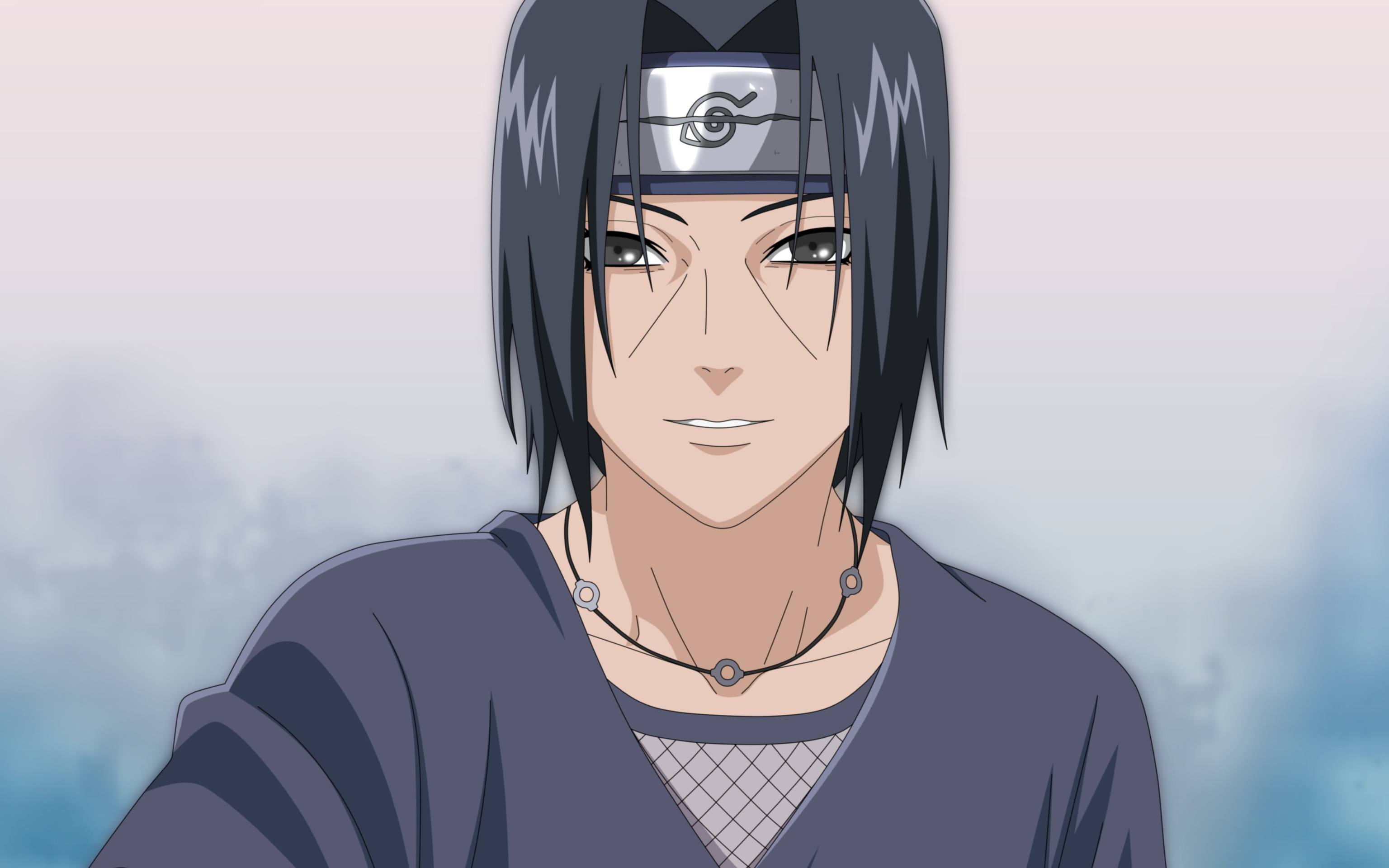 Download wallpaper smile, naruto, anime, nukenin, Itachi uchiha ...