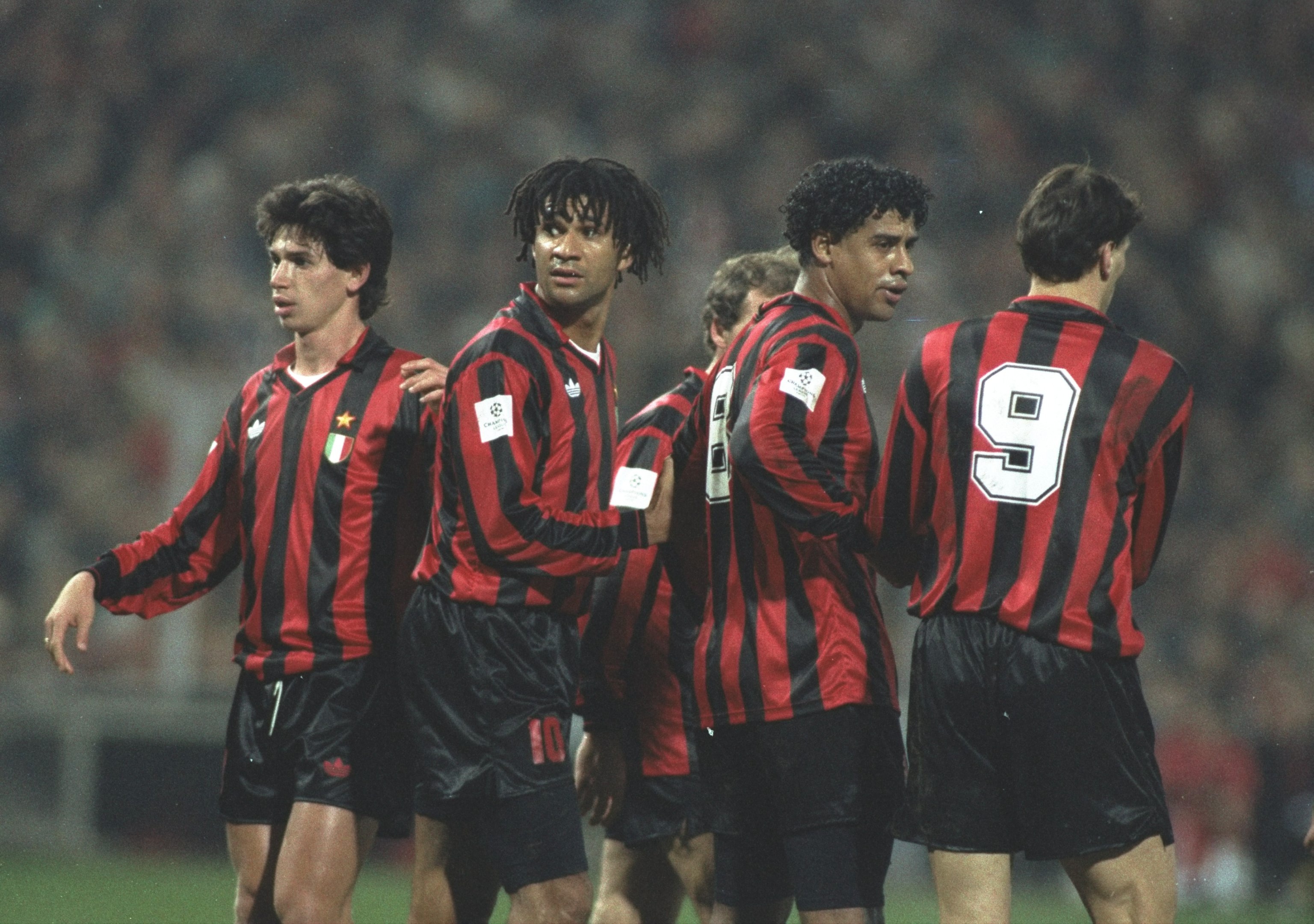 Франк райкард. Франк Райкард Гуллит Ван Бастен. AC Milan 1992.