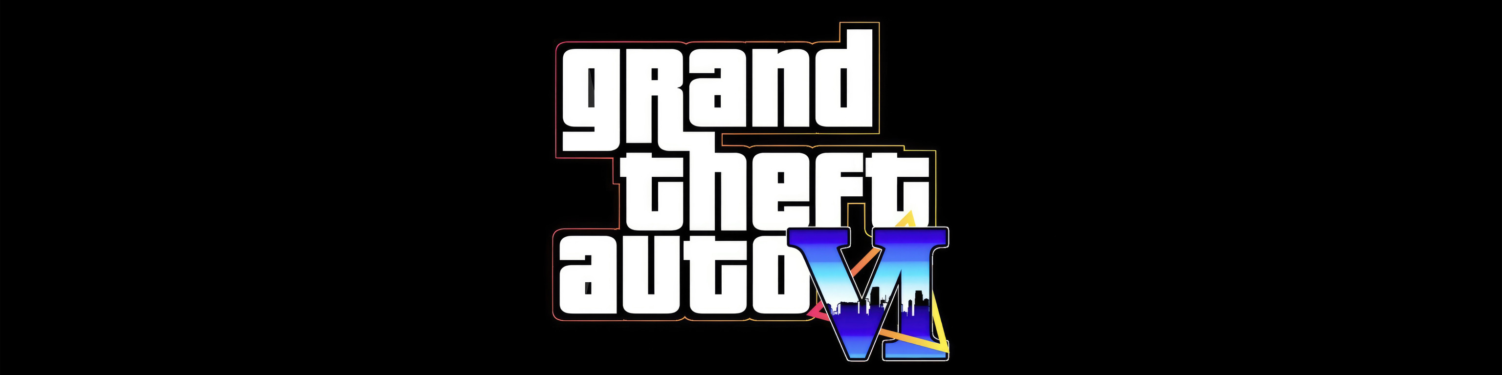 Download wallpaper logo, logo, GTA 6, GTA VI, Grand Theft Auto VI, GTA ...