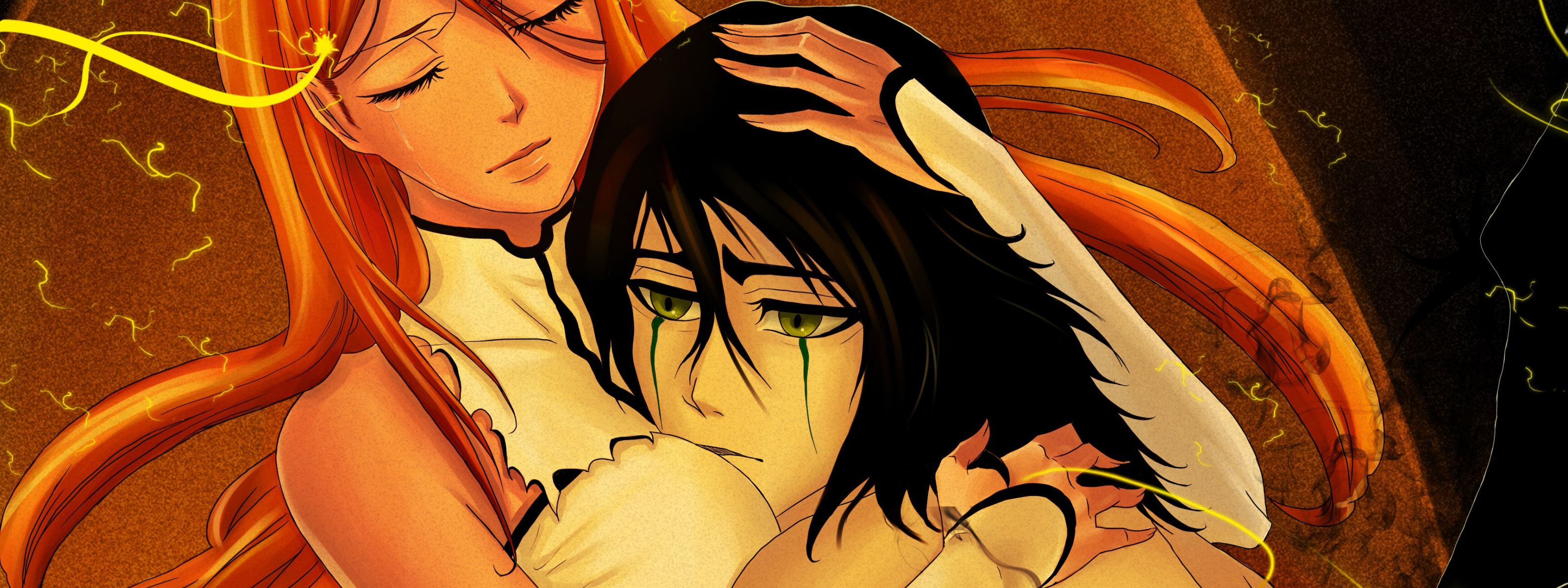 romance, hugs, Bleach, Bleach, Ulquiorra Schiffer, Inoue <b>Orihime</b>. 