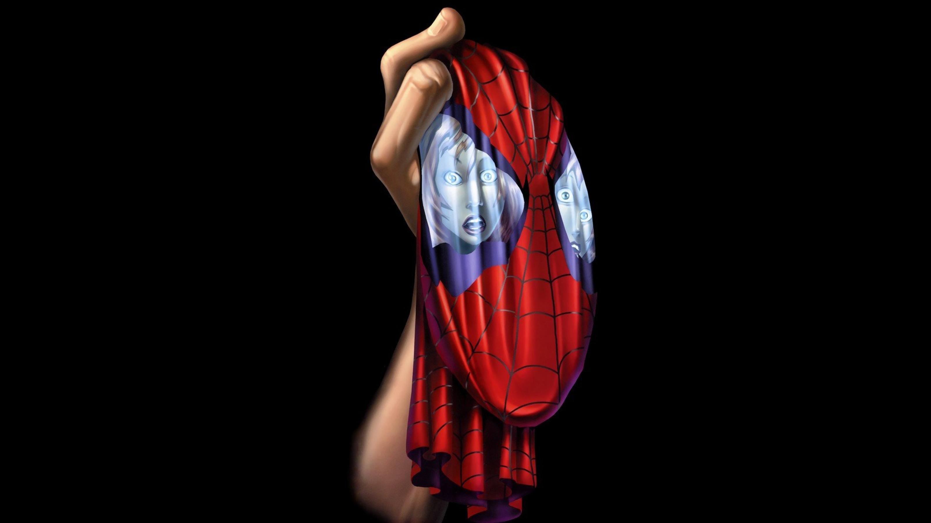 Wallpaper comics, spider man, mask, mary jane, ultimate spider man for  mobile and desktop, section фантастика, resolution 3200x1800 - download