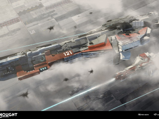 Download wallpaper transport, DREADNOUGHT, Heavy Artillery Cruiser ...