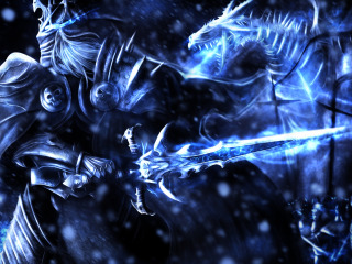 Download wallpaper monster, armor, fantasy, skull, Lich King, Warcraft ...