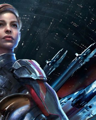 Sara Rider Mass Effect Download wallpaper space, mass effect, mass effect andromeda, Sarah ...