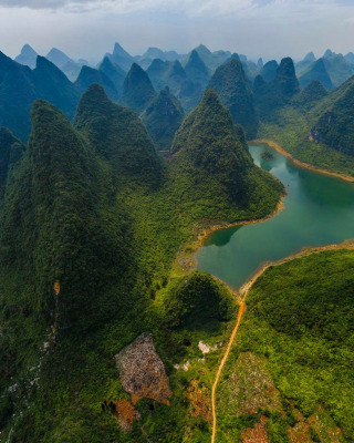 Download wallpaper mountains, river, China, Guilin and Lijiang River ...