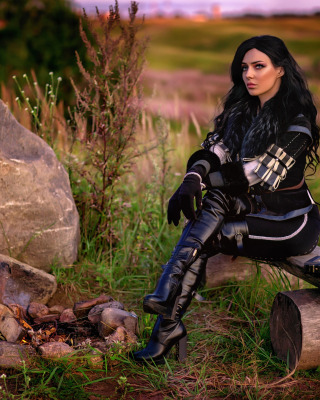 Download wallpaper Cosplay, Cosplay, Yennefer, the witcher 3, the ...