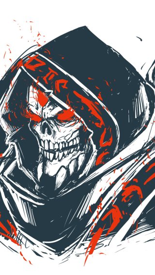 Download wallpaper art, skeleton, runes, Dota 2, Lich, section games in ...