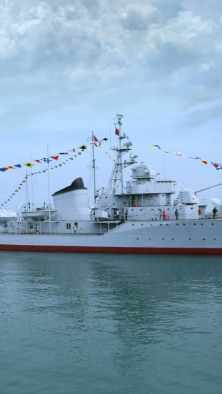 Download wallpaper China, destroyer, museum ship, Anshan, section ...