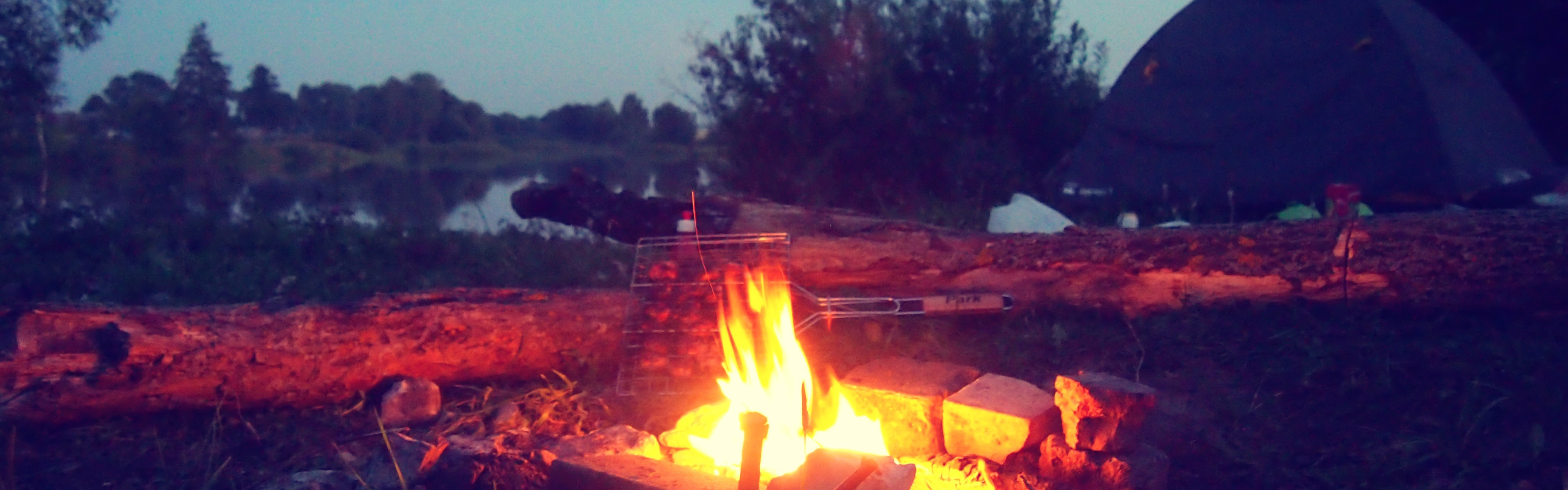 Я видел озеро в огне. Пикник в палатке при Кастре. Ночной пикник обои. Ночью пожар у берега.