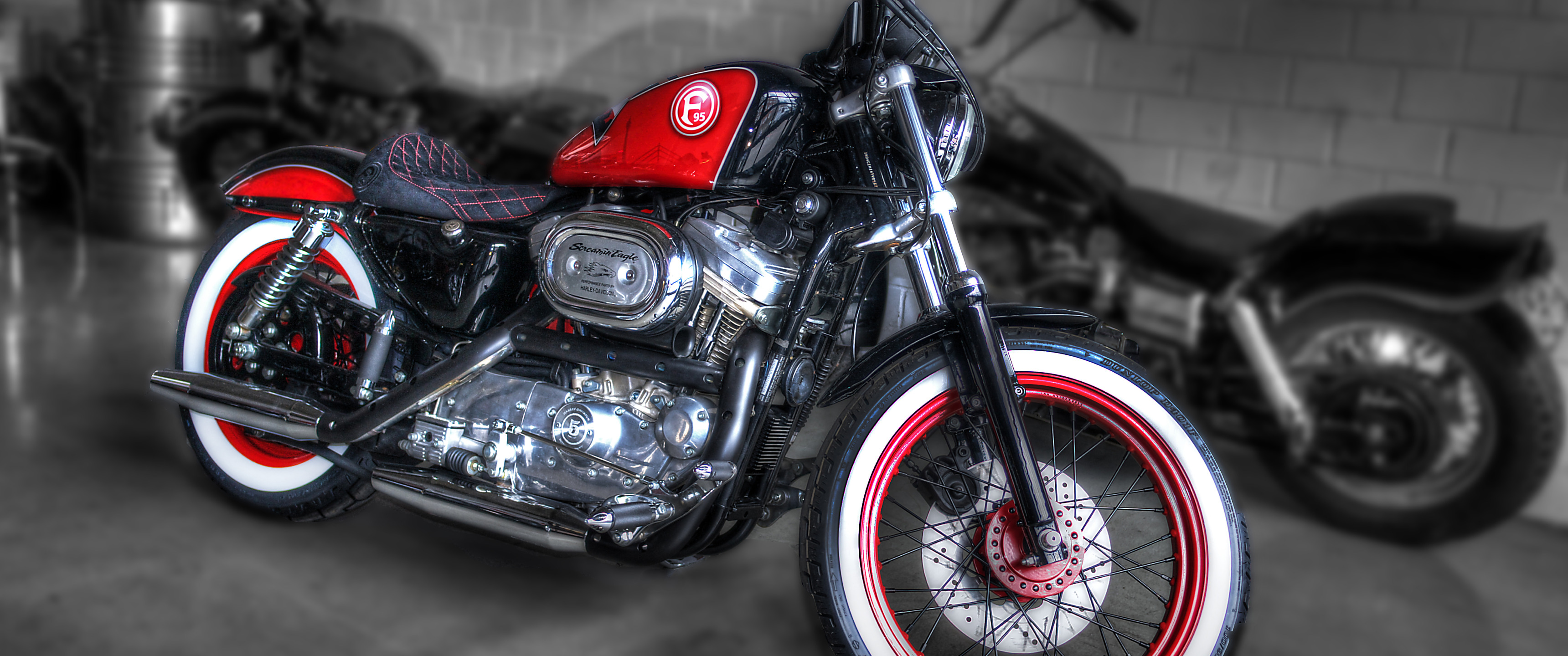 Download wallpaper motorcycle, bike, Harley Davidson, bike, custom ...