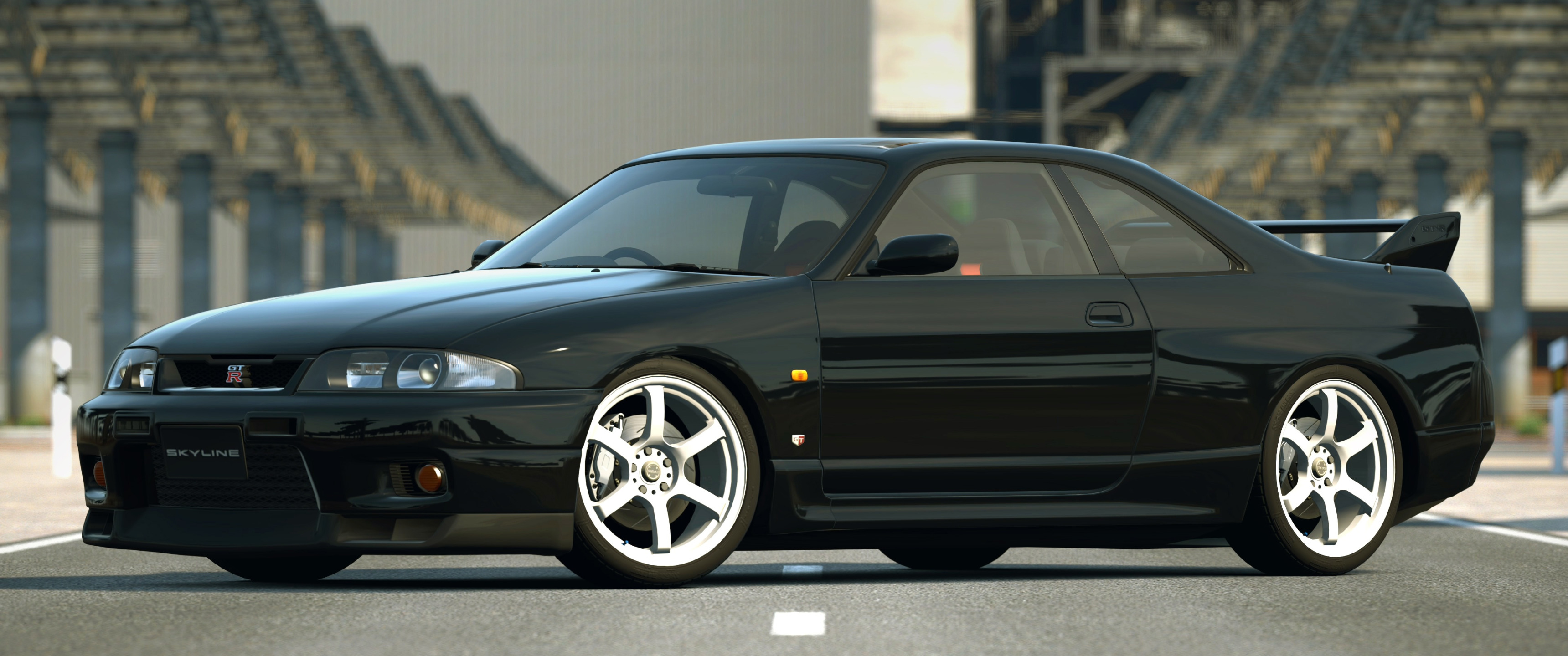 Download wallpaper Nissan, r33, Skyline GTR, section nissan in ...