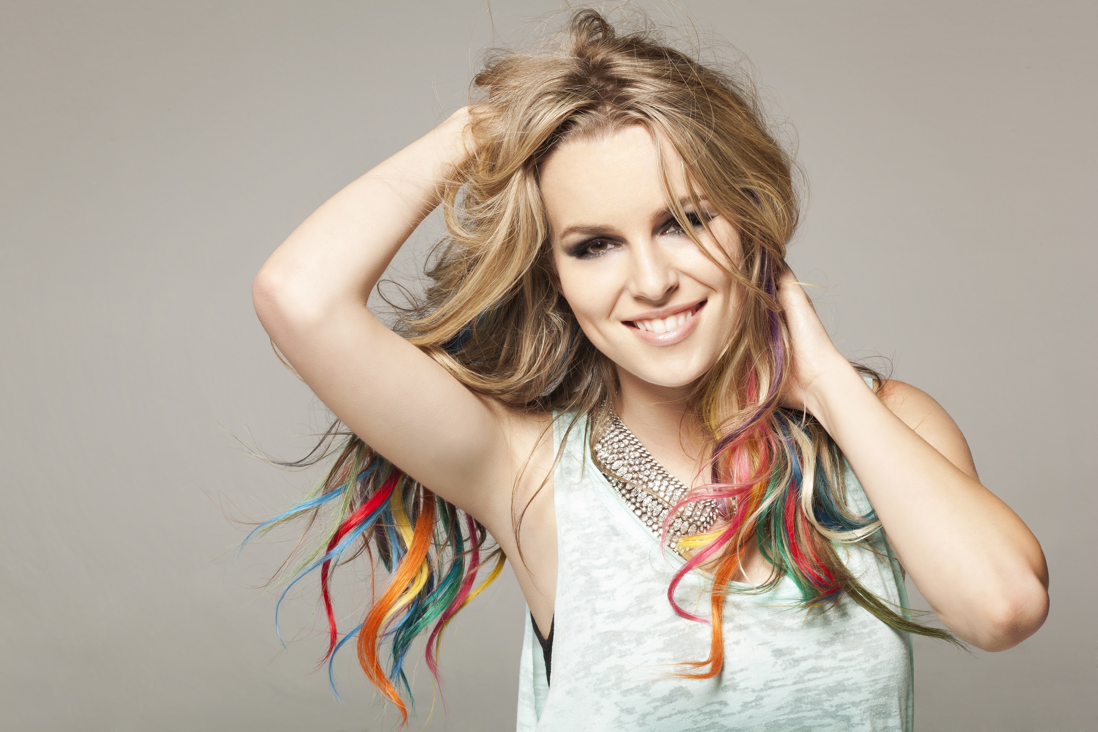 Wallpaper girl, smile, actress, blonde, singer, Bridgit Mendler for mobile  and desktop, section девушки, resolution 3590x2393 - download