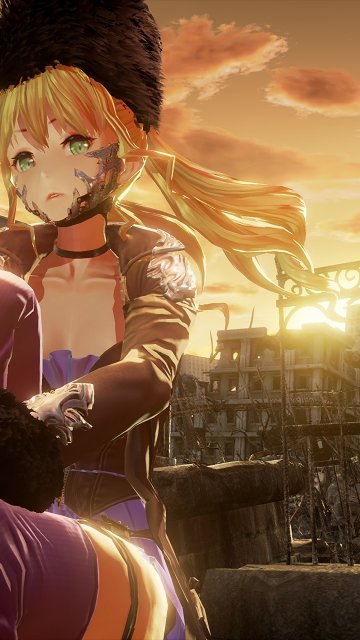 Download wallpaper girl, the city, destroyed, CODE VEIN, Mia Karnstein ...