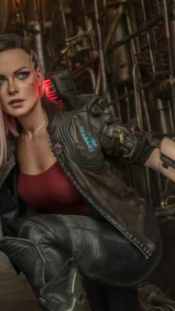 Download wallpaper cosplay, Cyberpunk 2077, blades, Irina Meier, Irina ...