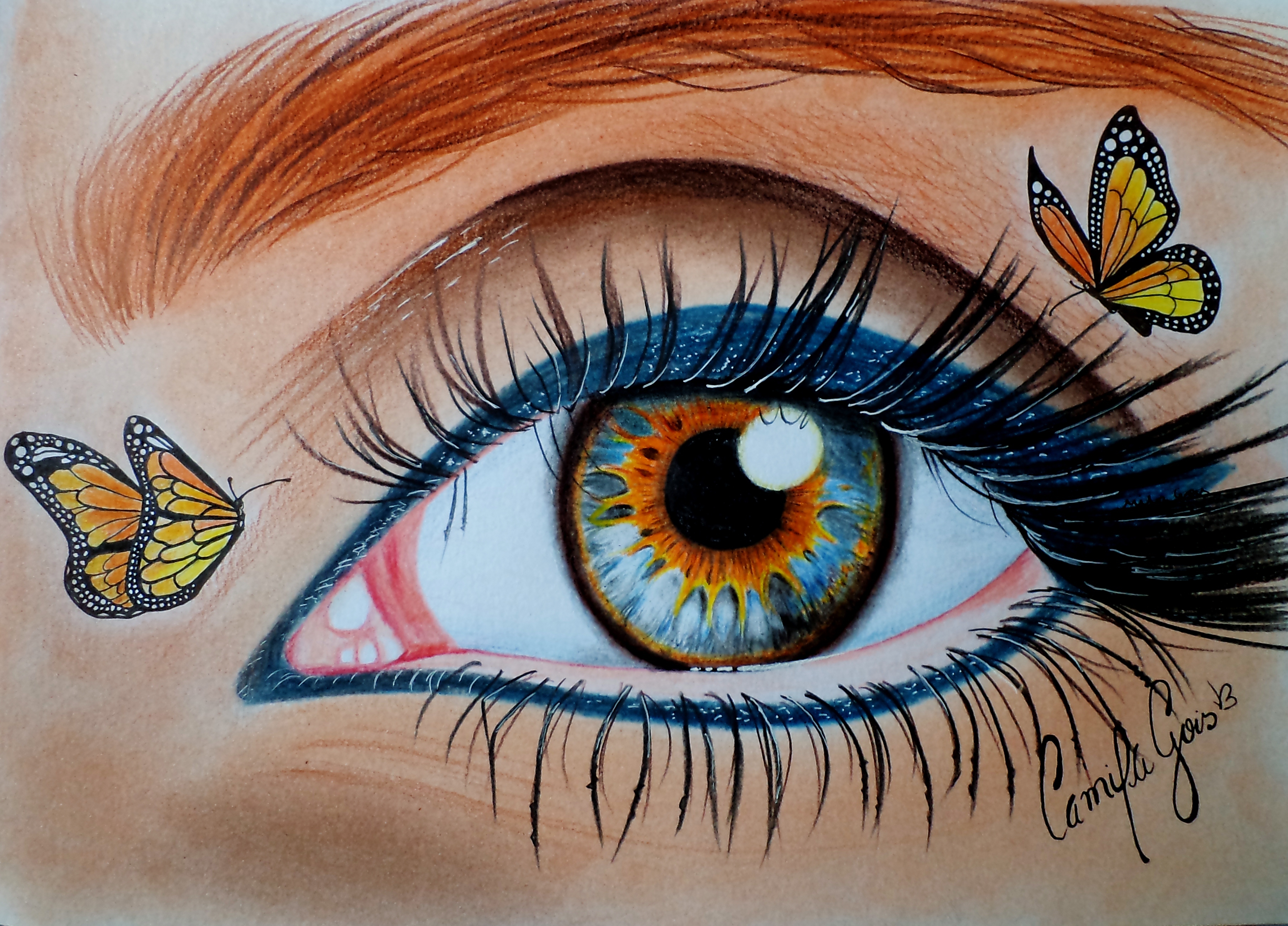 Нарисуй меня очень красиво. Рисунки разноцветные. Красивые рисунки. Глаза рисунок. Красивые глаза рисунок.