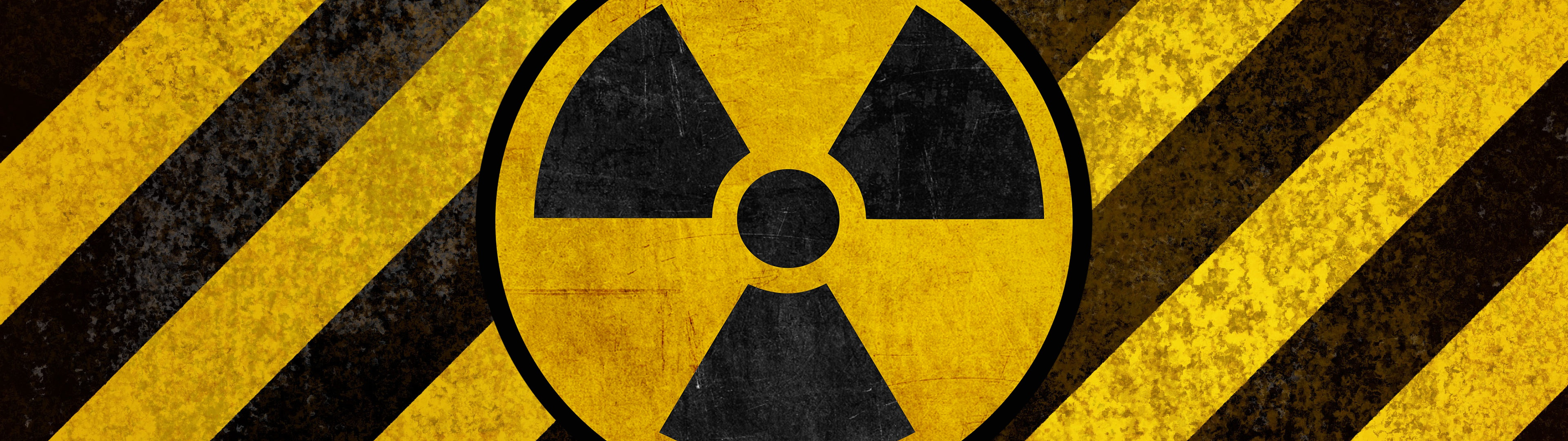 Download wallpaper Sign, Radiation, Radiation sign, Danger, Danger ...