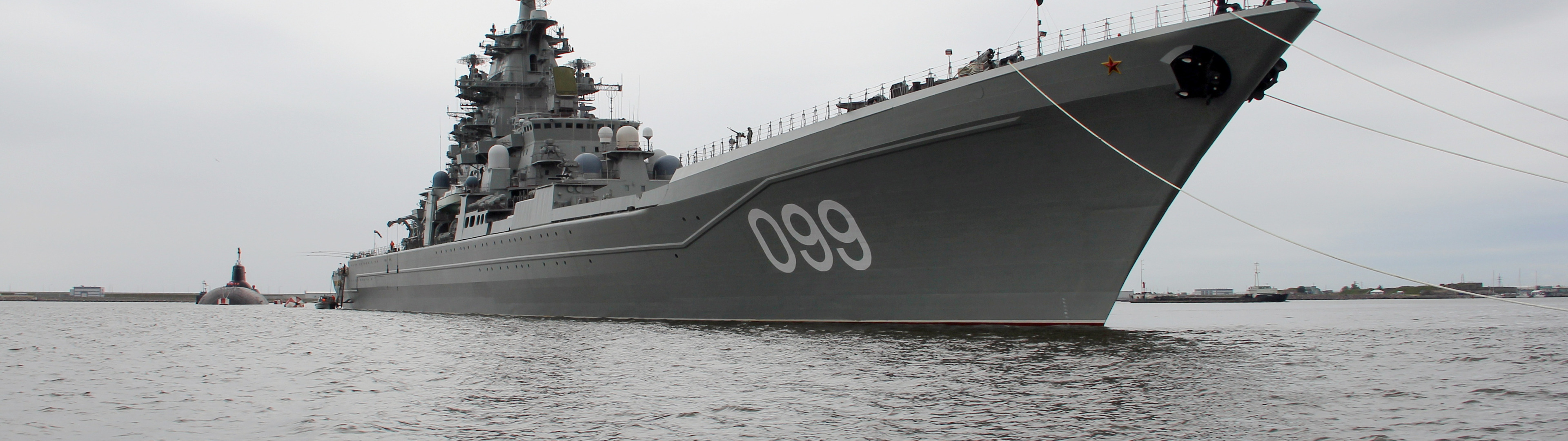 Download wallpaper heavy, Navy, the project 1144, Peter the great ...