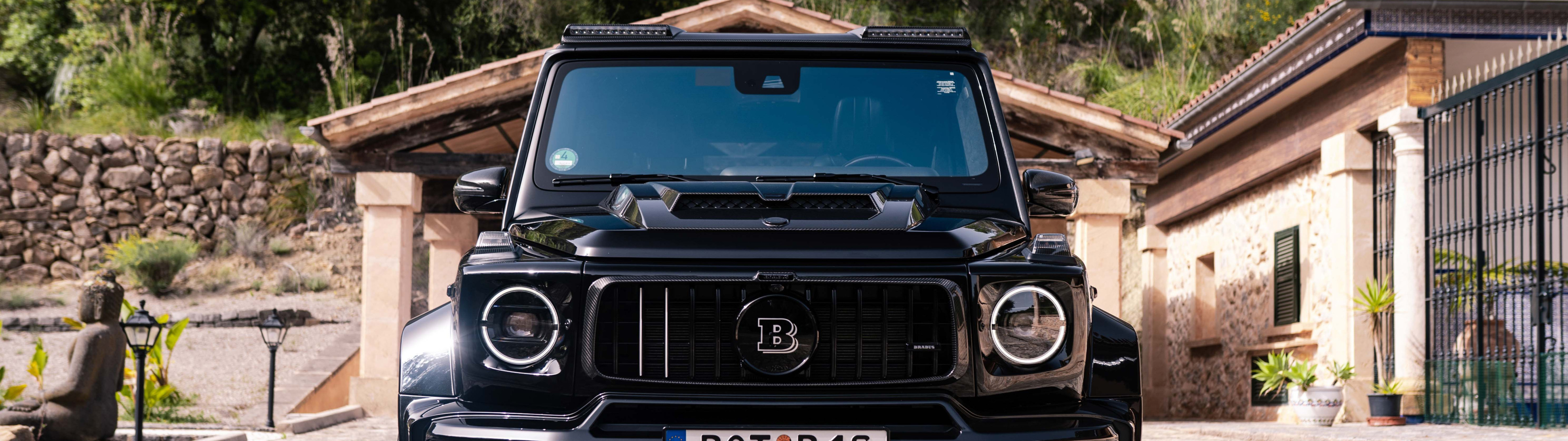 Download wallpaper Face, Brabus, House, Mercedes - Benz, Black, Brabus ...