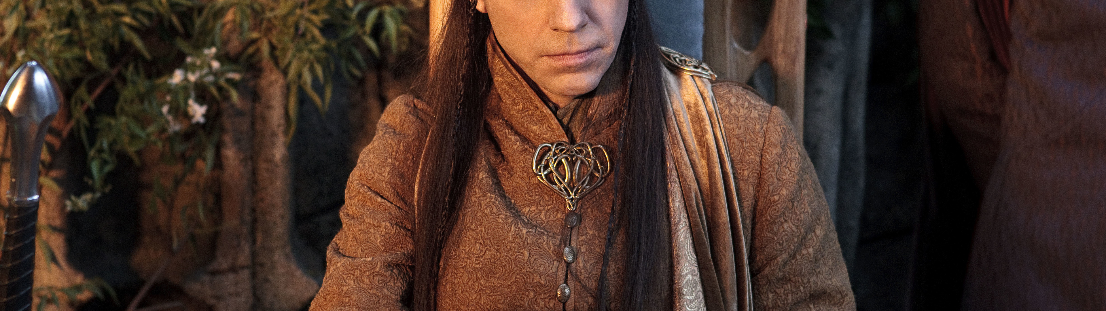 Download wallpaper Elrond, anunexpected journey, The hobbit, section ...