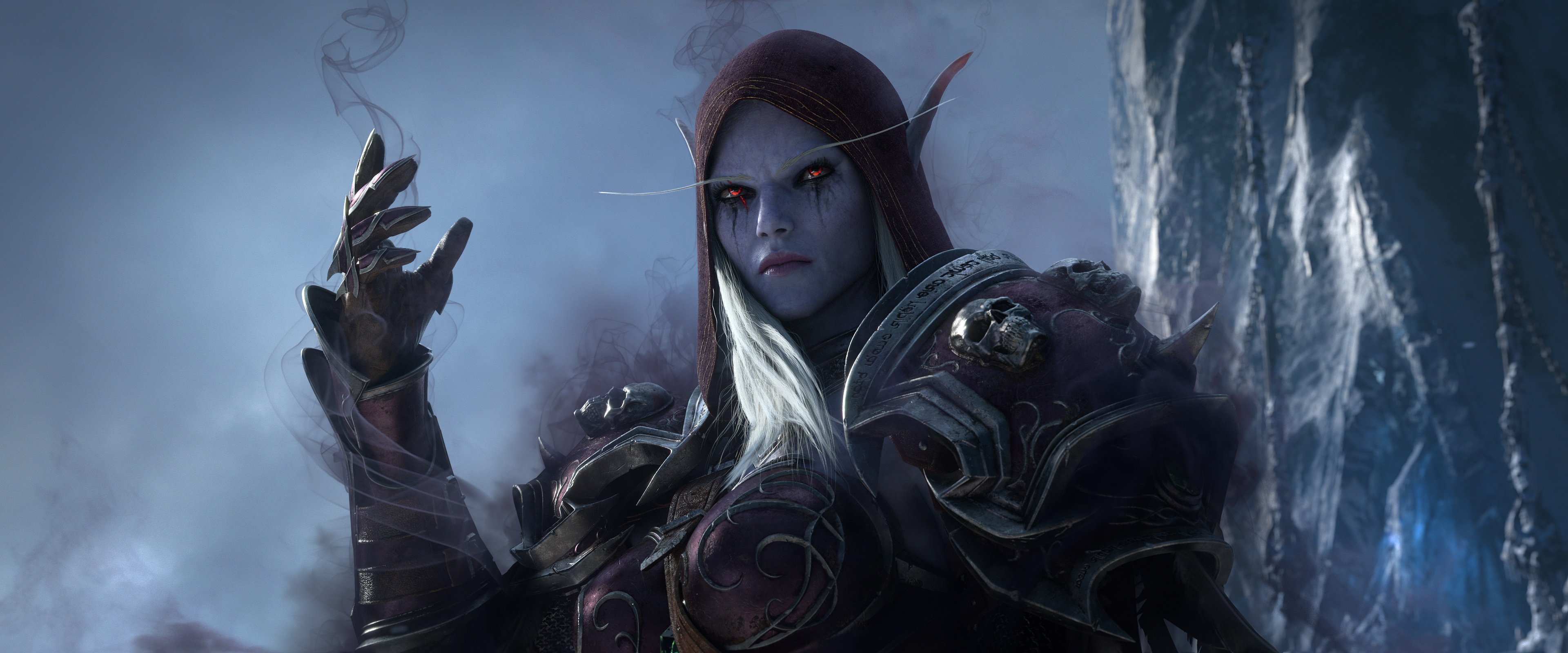 Wallpaper Blizzard Entertainment, Sylvanas Windrunner, World Of Warcraft,  Sylvanas Windrunner, The Dark Lady, Lady Banshee, World of Warcraft:  Shadowlands for mobile and desktop, section игры, resolution 3840x1600 -  download