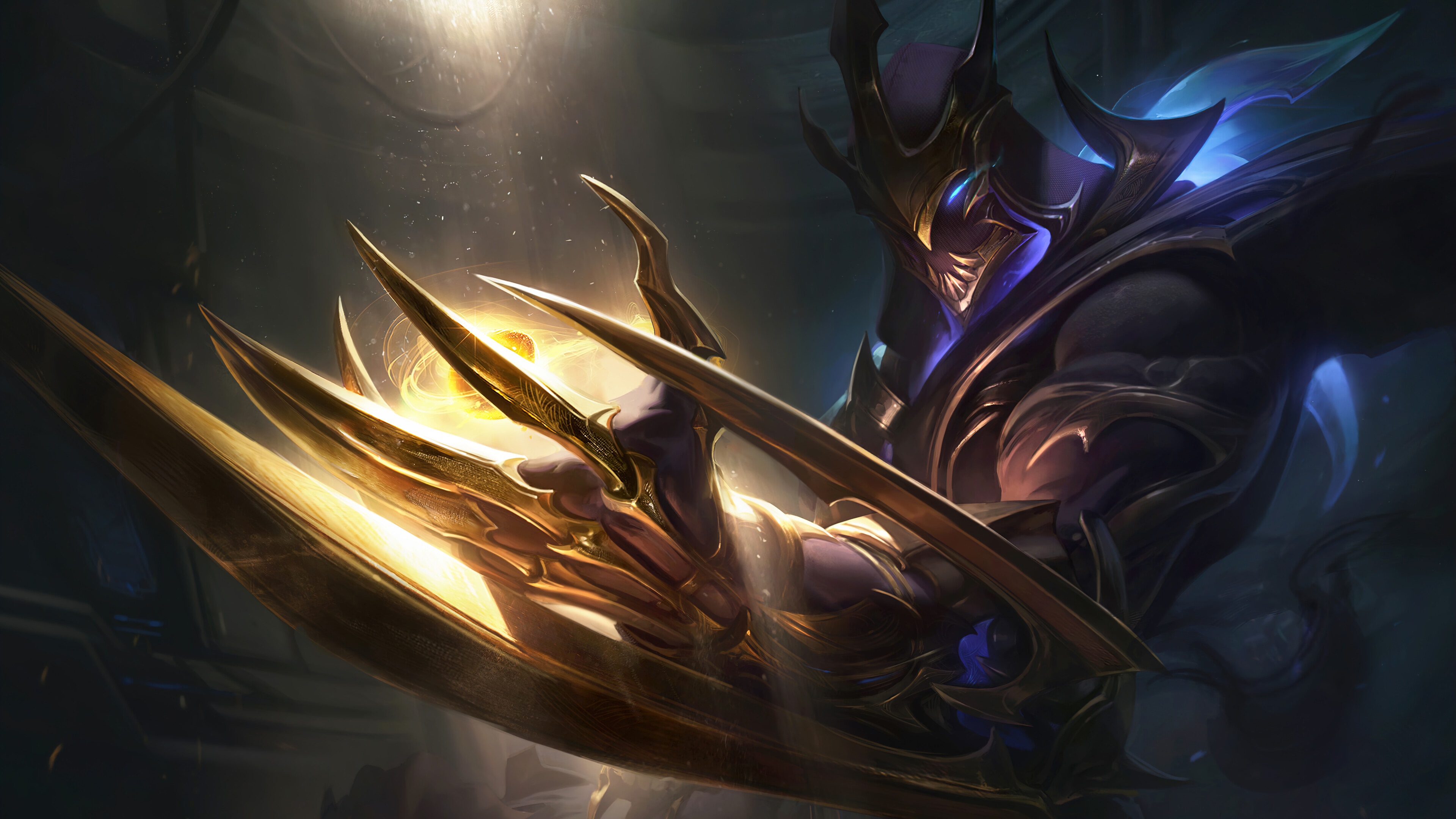 Download wallpaper Shadows, Killer, Assassin, League of Legends, Ninja,  Shadows, LOL, League Of Legends, section games in resolution 3840x2160